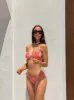 Bikini estampado volantes rosa sold by Sorellas