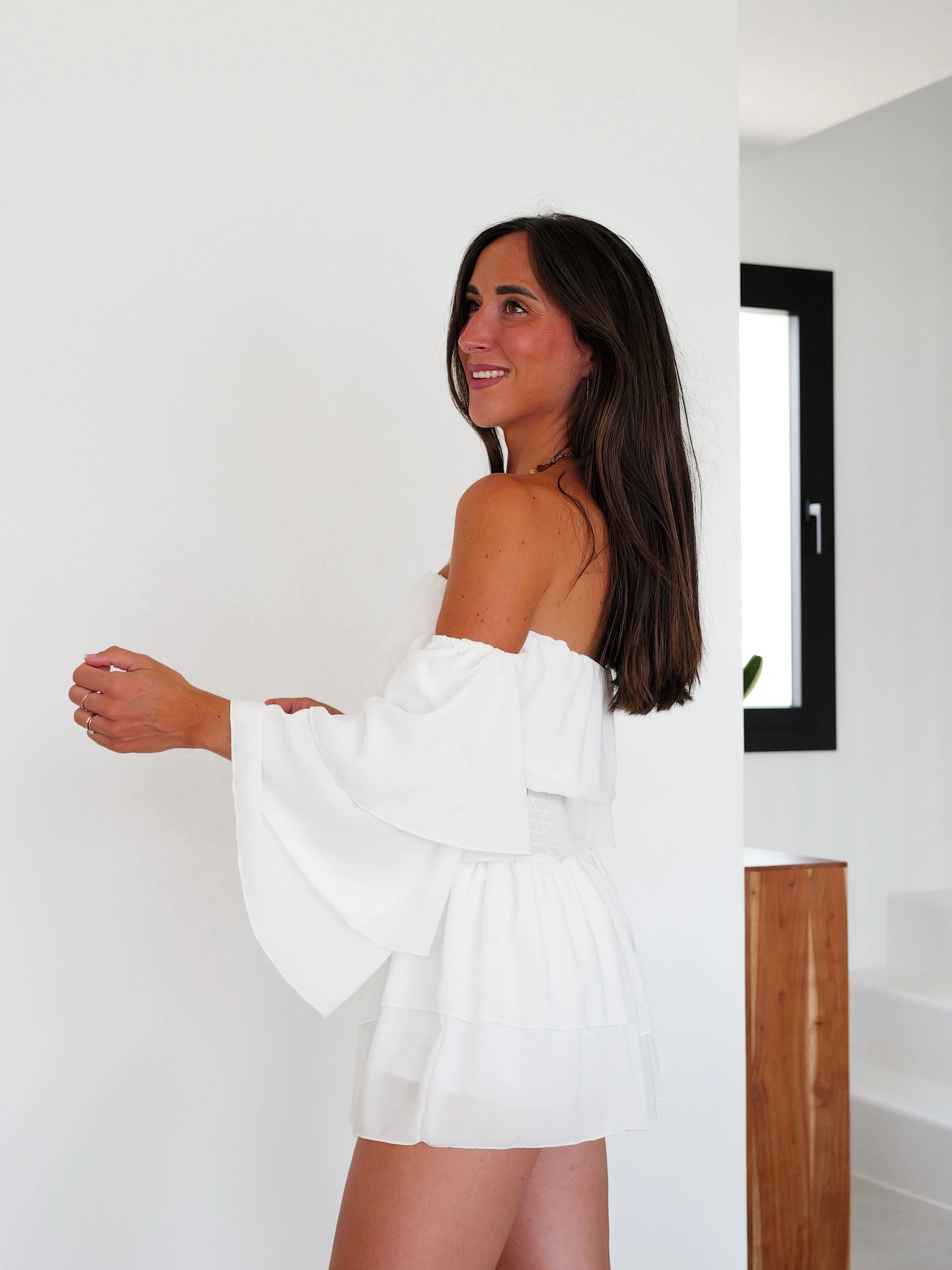 Mono mini romántico blanco sold by Sorellas product image thumbnail 2