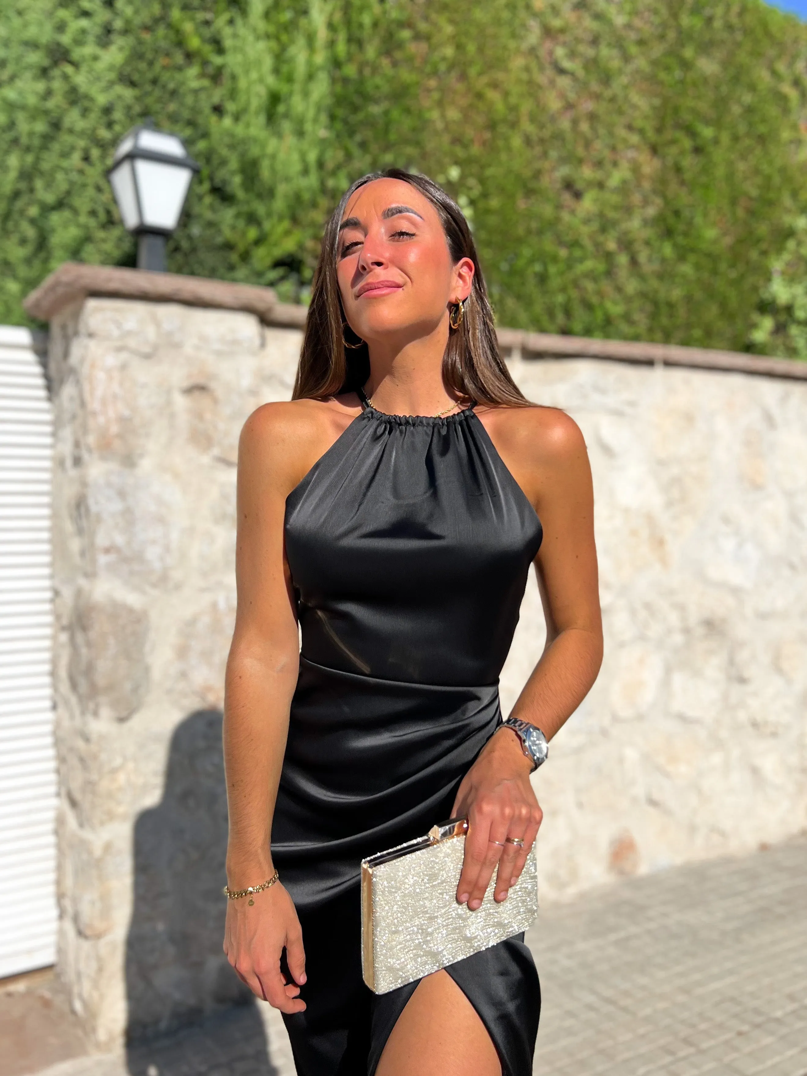 Vestido tubo halter negro sold by Sorellas product image thumbnail 3