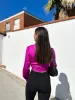 Blusa lazada raso amarena sold by Sorellas