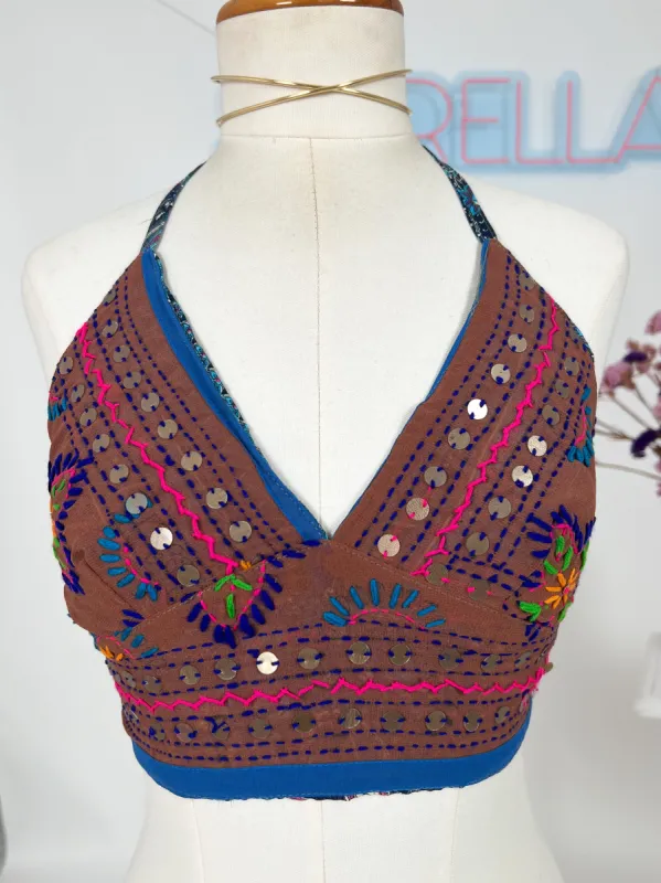 Top boho textura nude sold by Sorellas