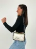 Bolso midi piel dorado sold by Sorellas