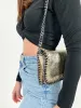 Bolso midi piel dorado sold by Sorellas