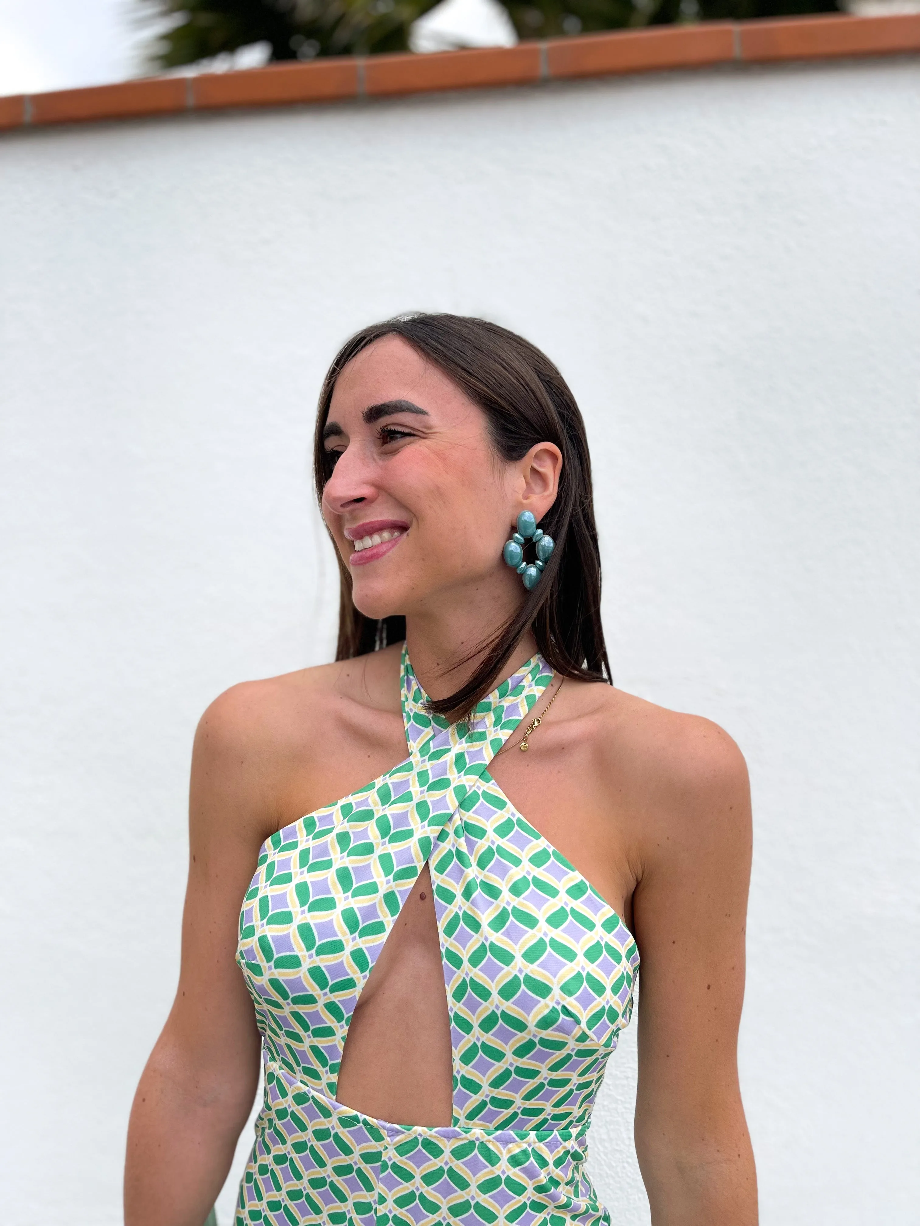 Pendientes rombo azul sold by Sorellas product image thumbnail 5