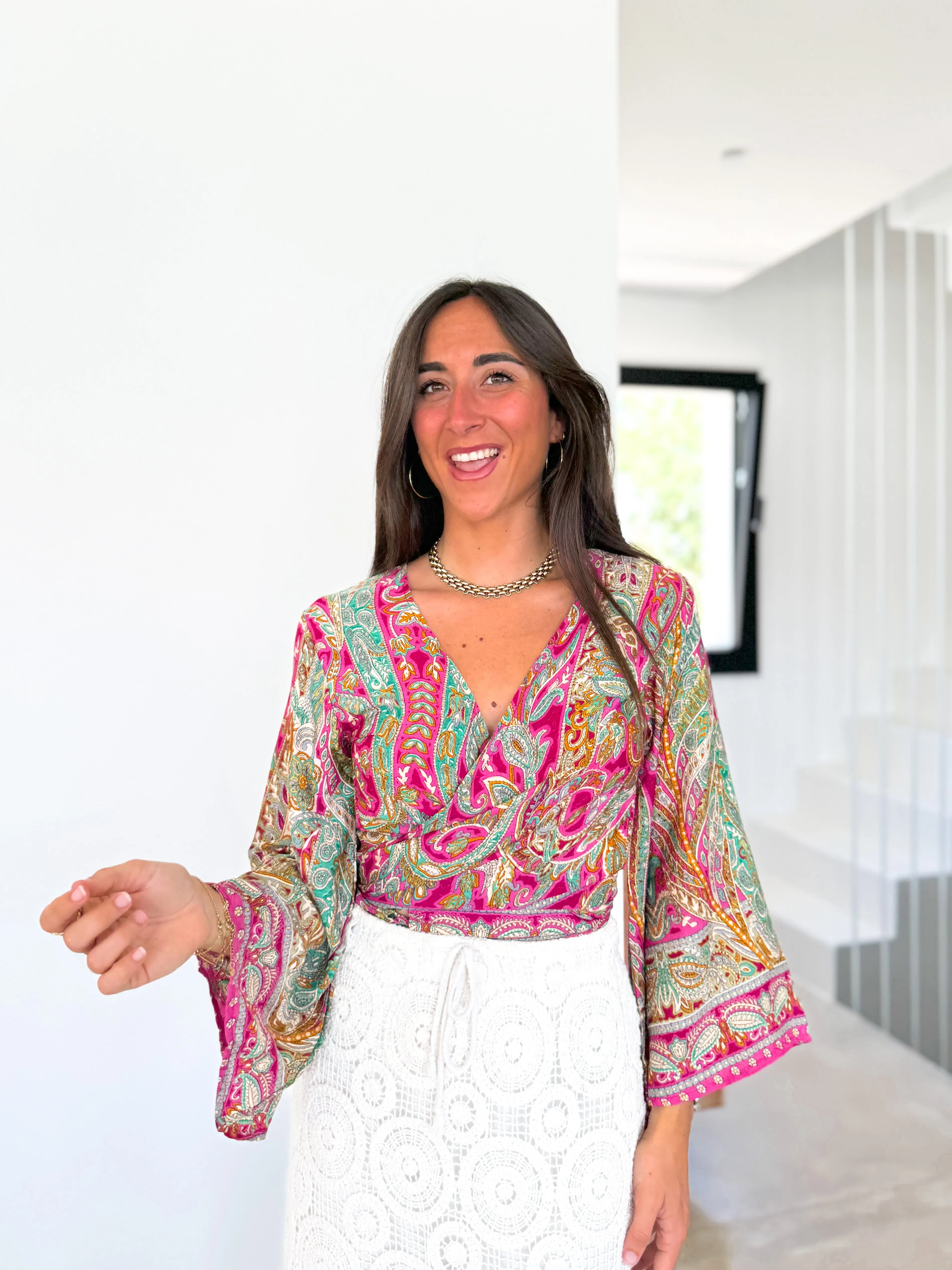 Blusa crop boho ponche sold by Sorellas product image thumbnail 2