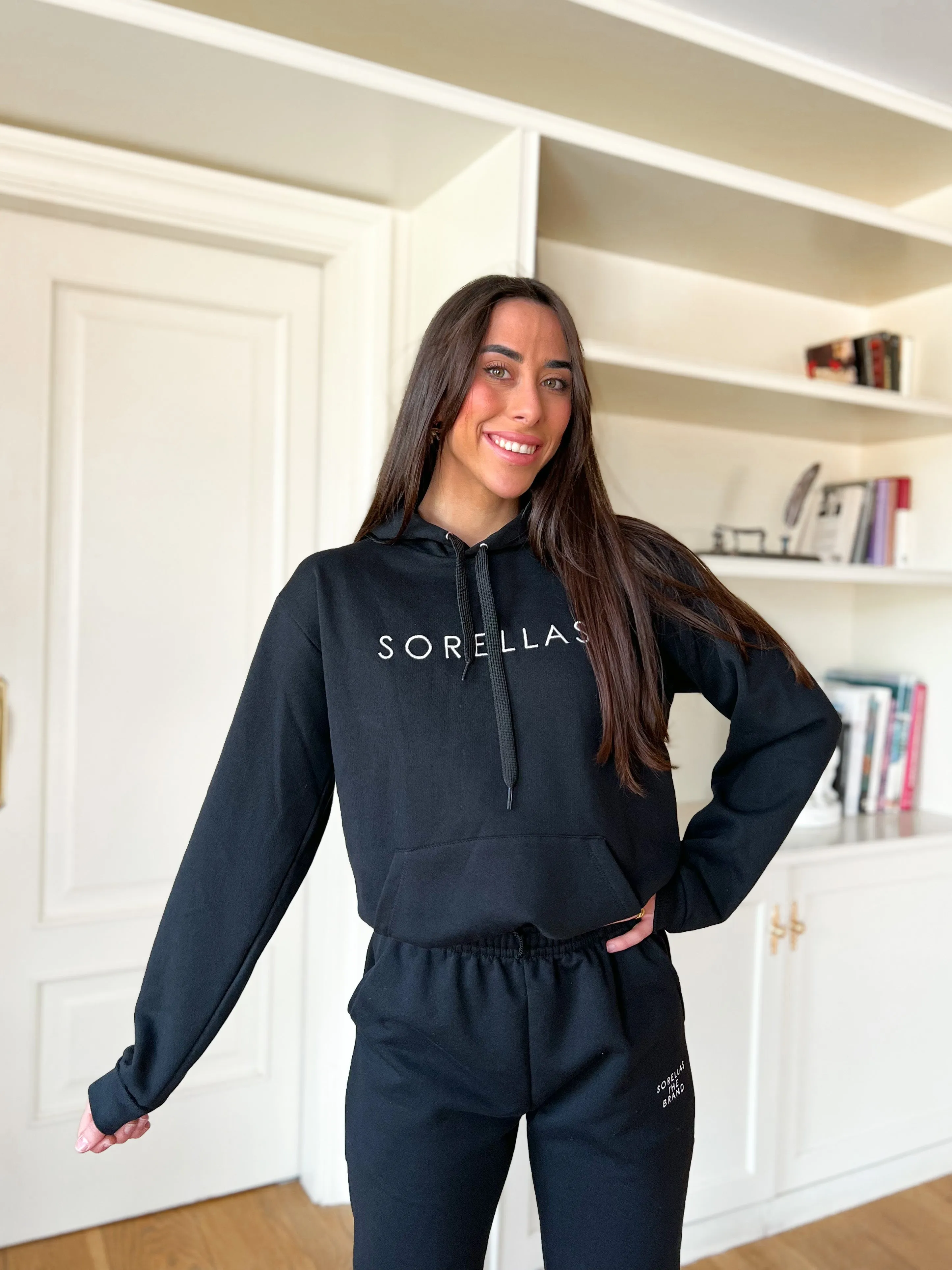 Sudadera Sorellas capucha negro sold by Sorellas product image thumbnail 2