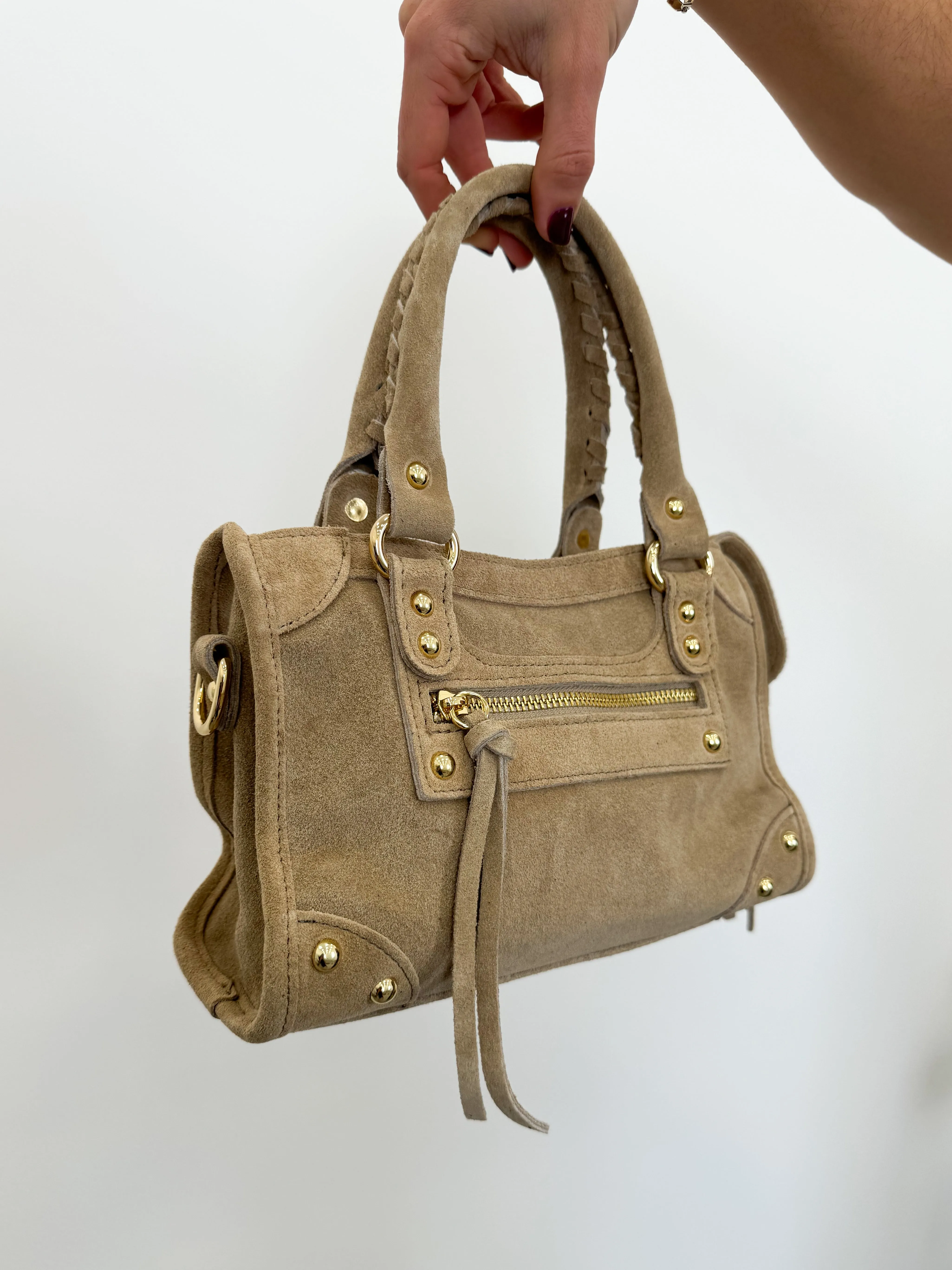 Bolso hebillas piel ante beige sold by Sorellas product image thumbnail 5