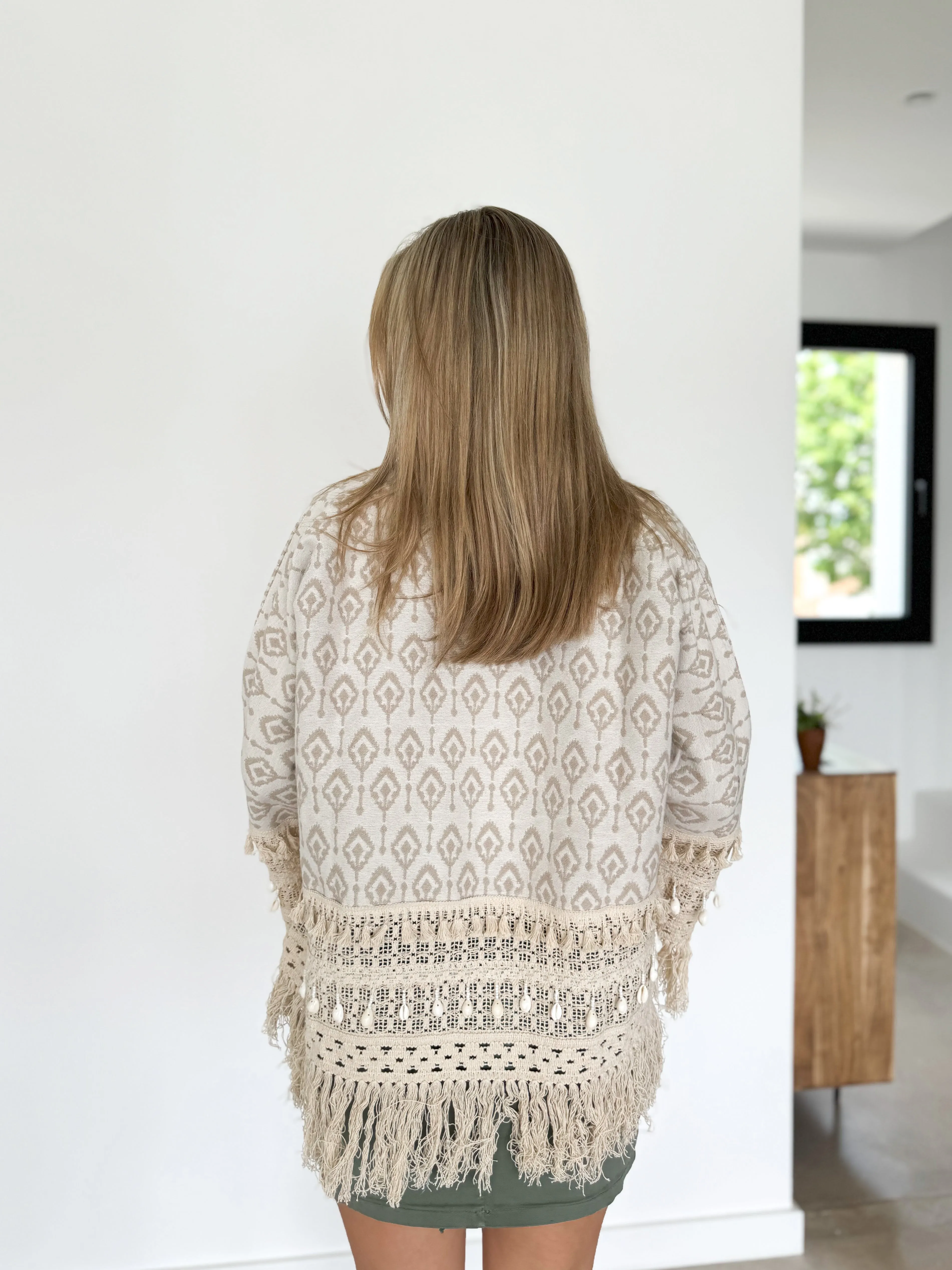 Kimono boho estampado beige sold by Sorellas product image thumbnail 5