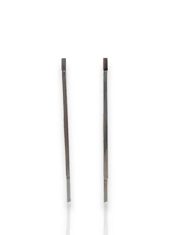 Pendientes caída cadena plata sold by Sorellas