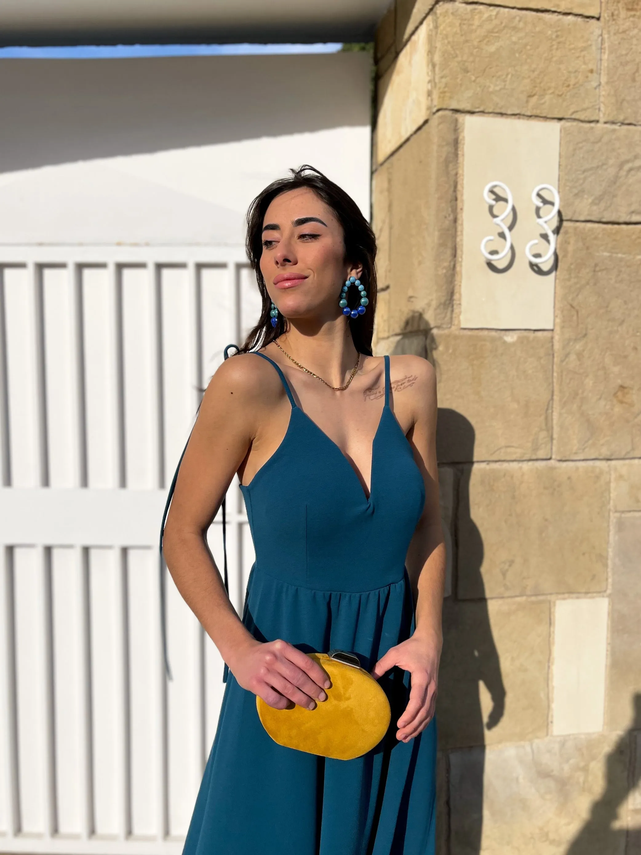 Pendientes ovalo azules sold by Sorellas product image thumbnail 5