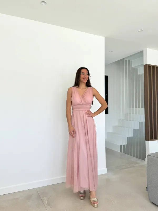 Vestido tulle pico rosa sold by Sorellas