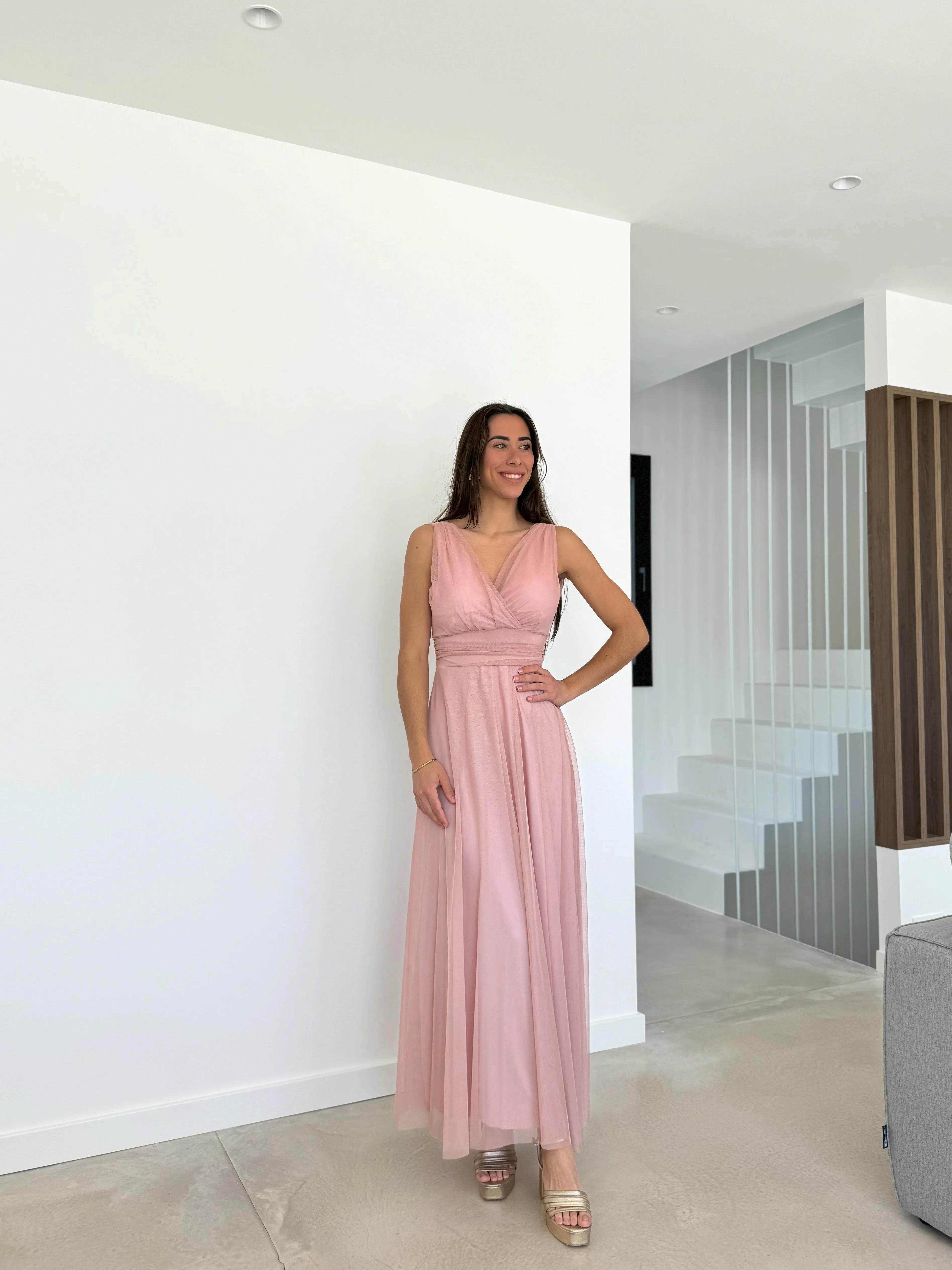 Vestido tulle pico rosa sold by Sorellas