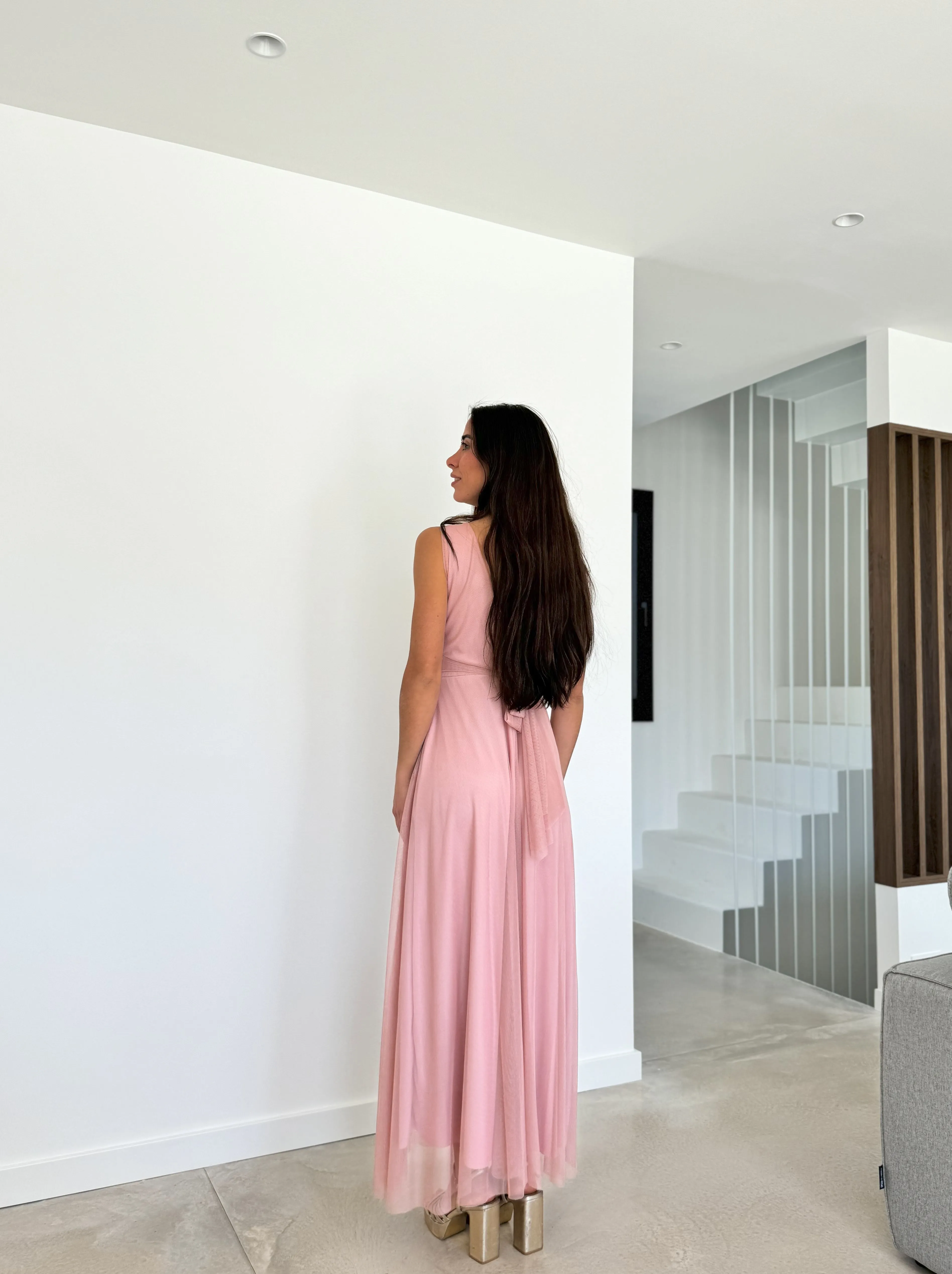 Vestido tulle pico rosa sold by Sorellas product image thumbnail 3