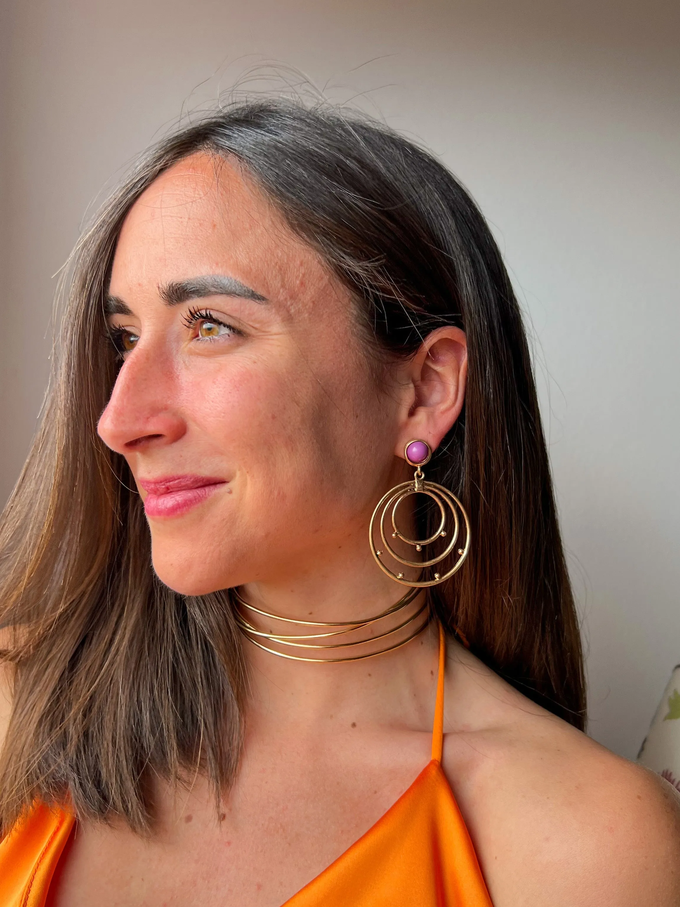 Choker dorado triple sold by Sorellas product image thumbnail 2