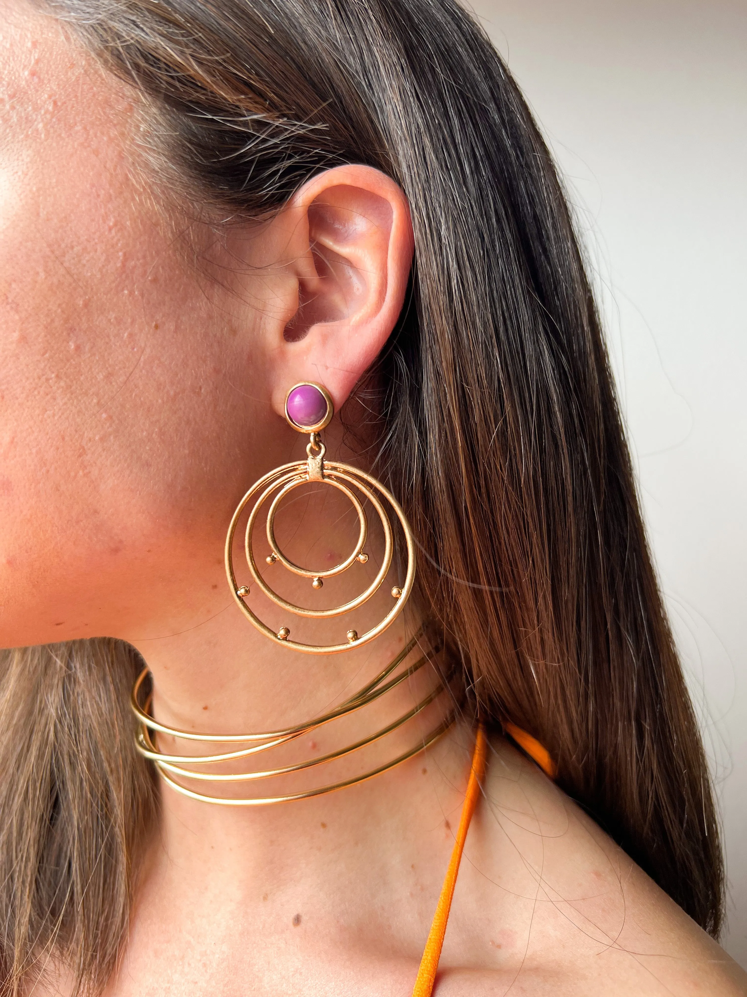 Choker dorado triple sold by Sorellas product image thumbnail 3