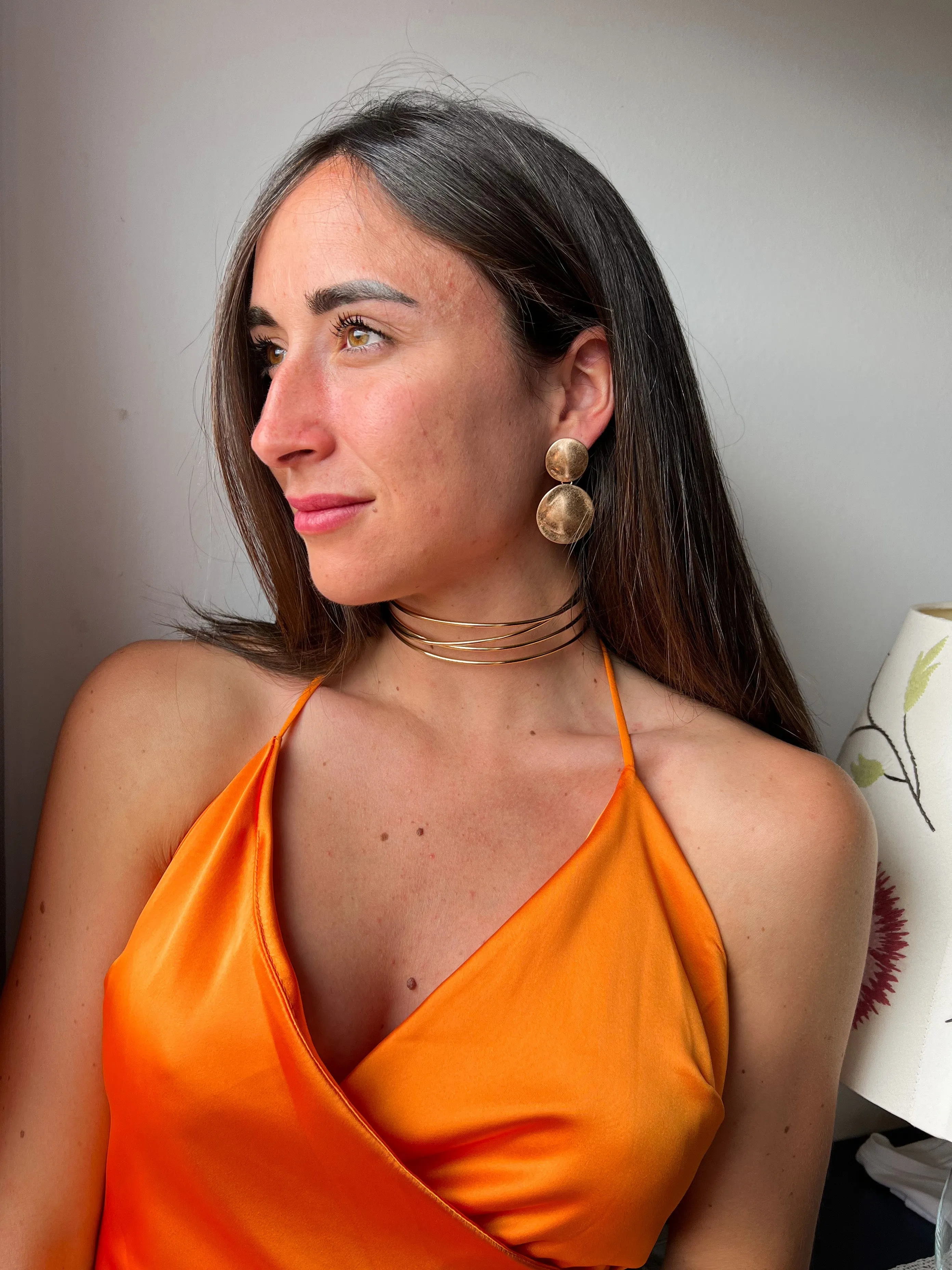 Choker dorado triple sold by Sorellas product image thumbnail 4