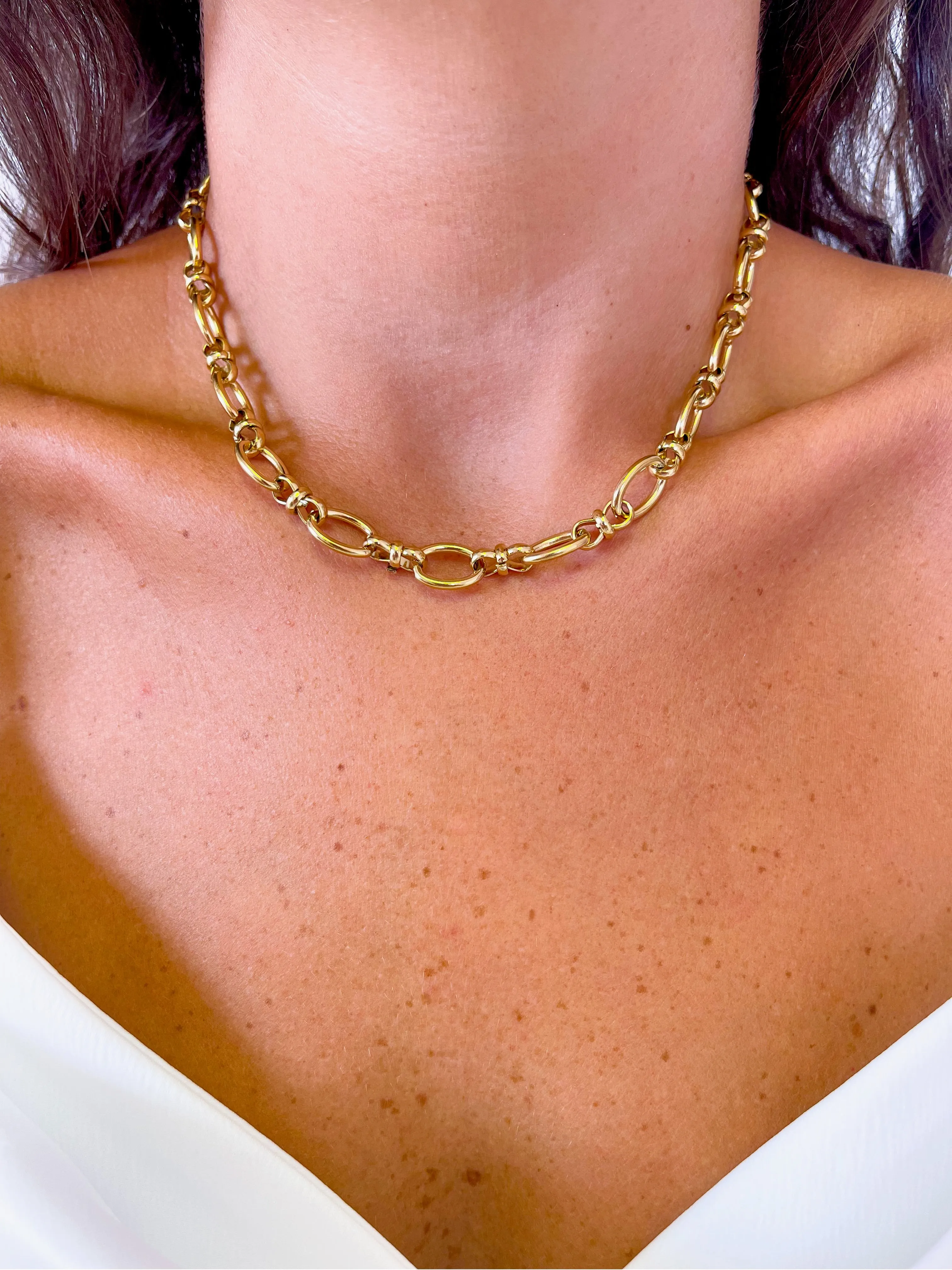 Colgante óvalos dorado sold by Sorellas product image thumbnail 2