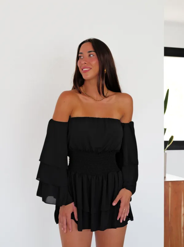 Mono mini romántico negro sold by Sorellas