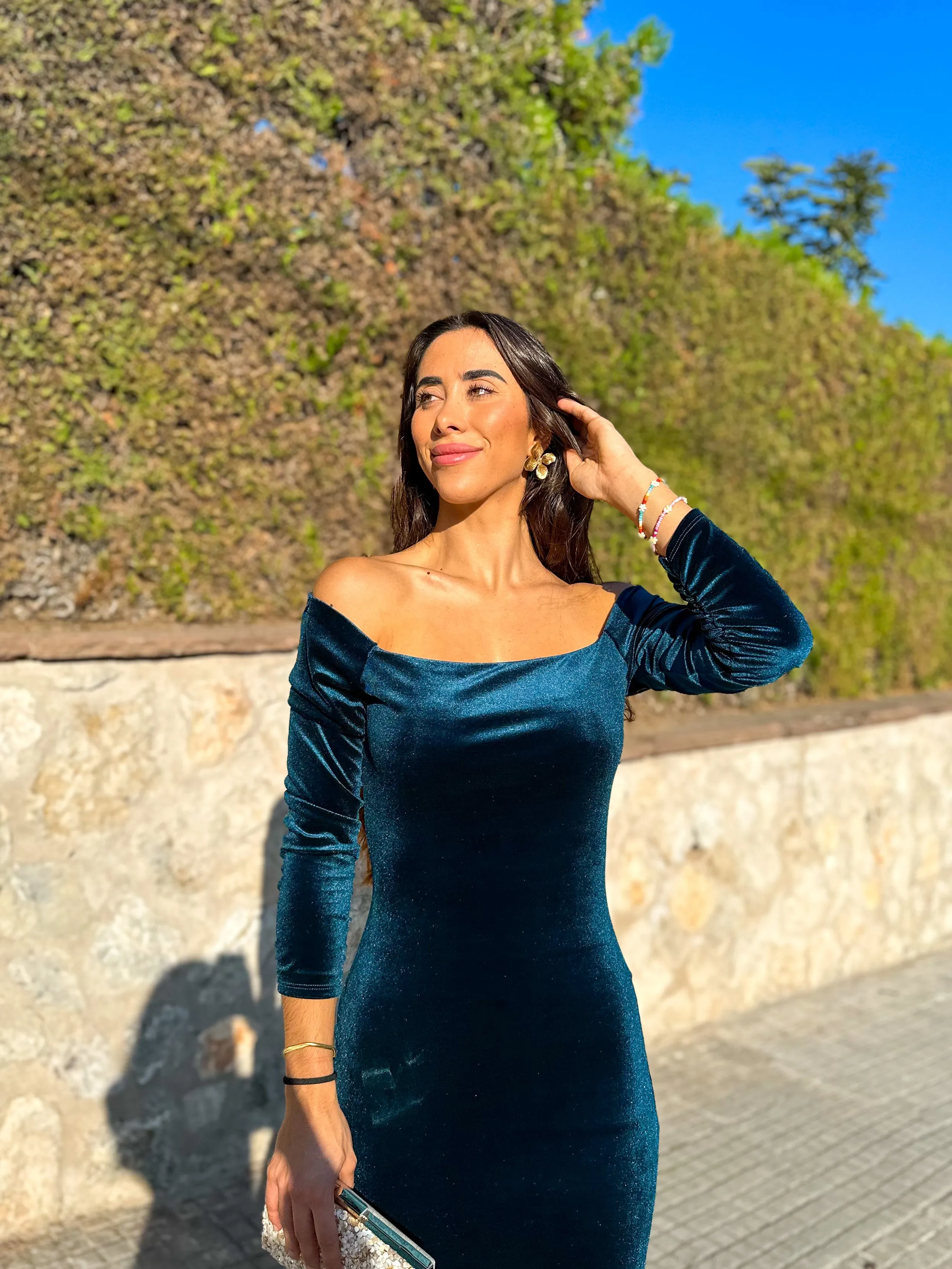 Pendientes petalos dorados sold by Sorellas product image thumbnail 4