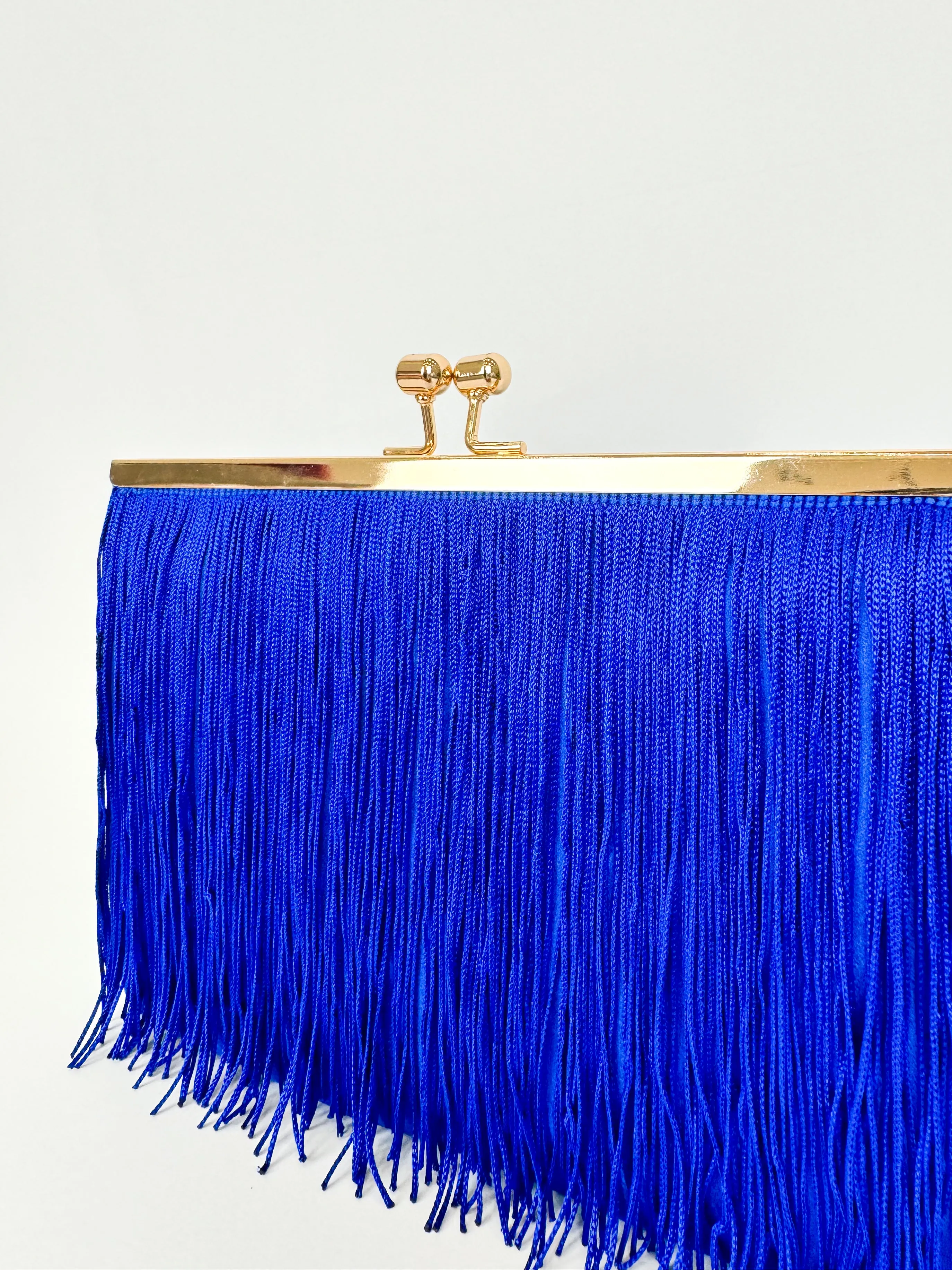 Clutch ante flecos azul sold by Sorellas product image thumbnail 3