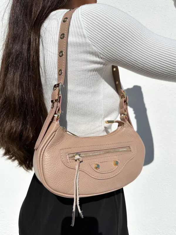 Bolso hombro baguette beige sold by Sorellas
