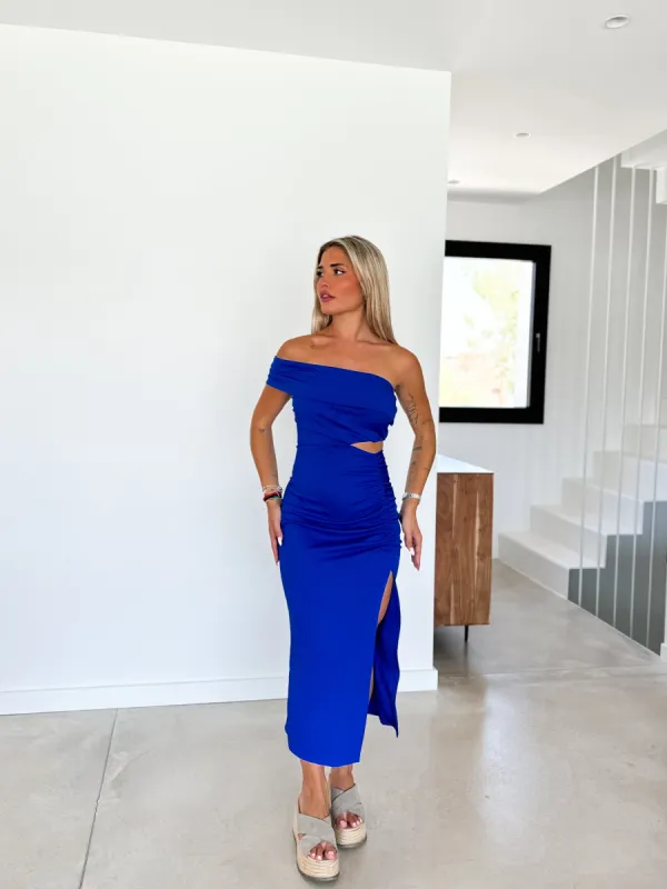 Vestido cut banda asim klein sold by Sorellas