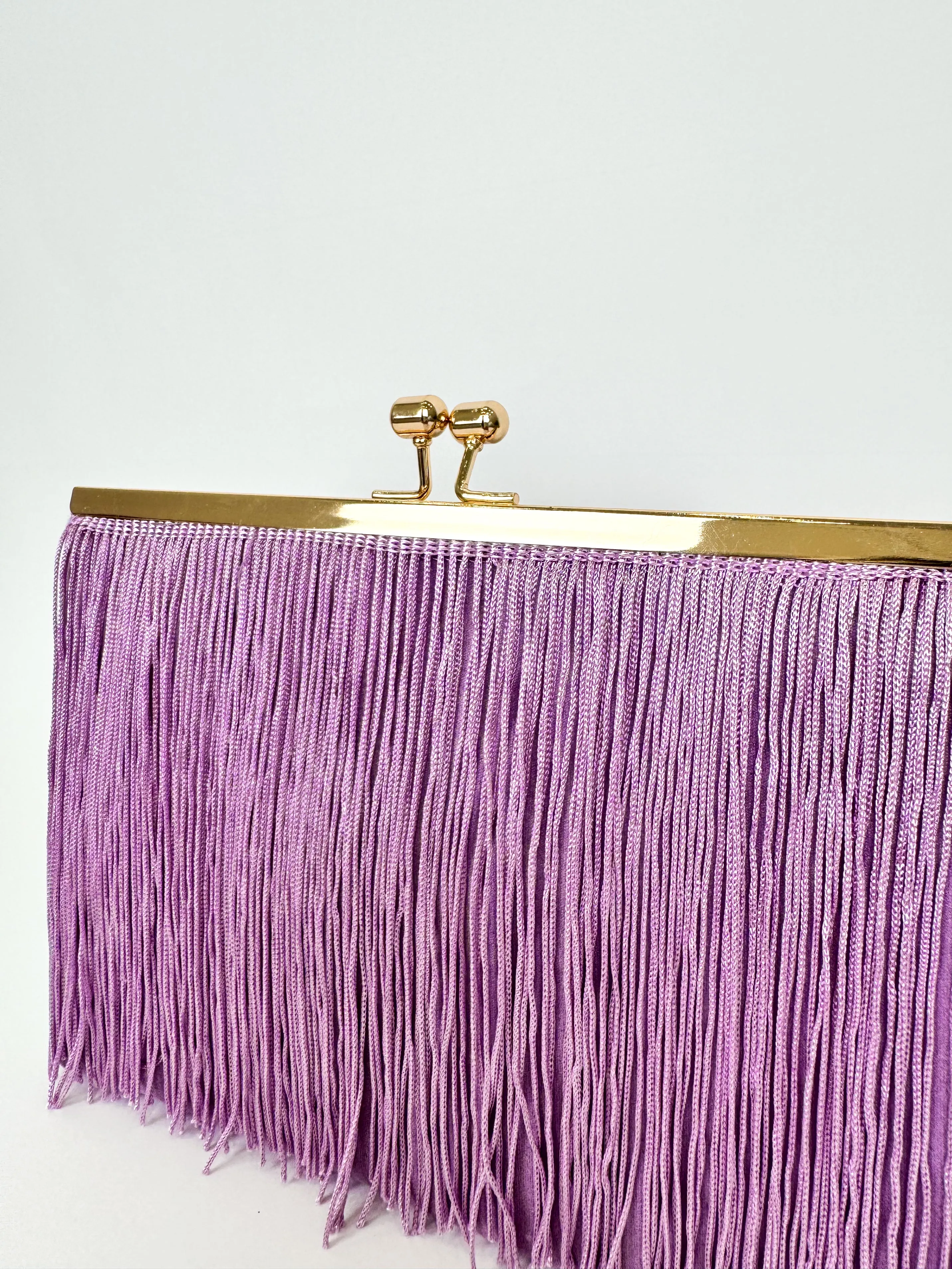 Clutch ante flecos lila sold by Sorellas product image thumbnail 3