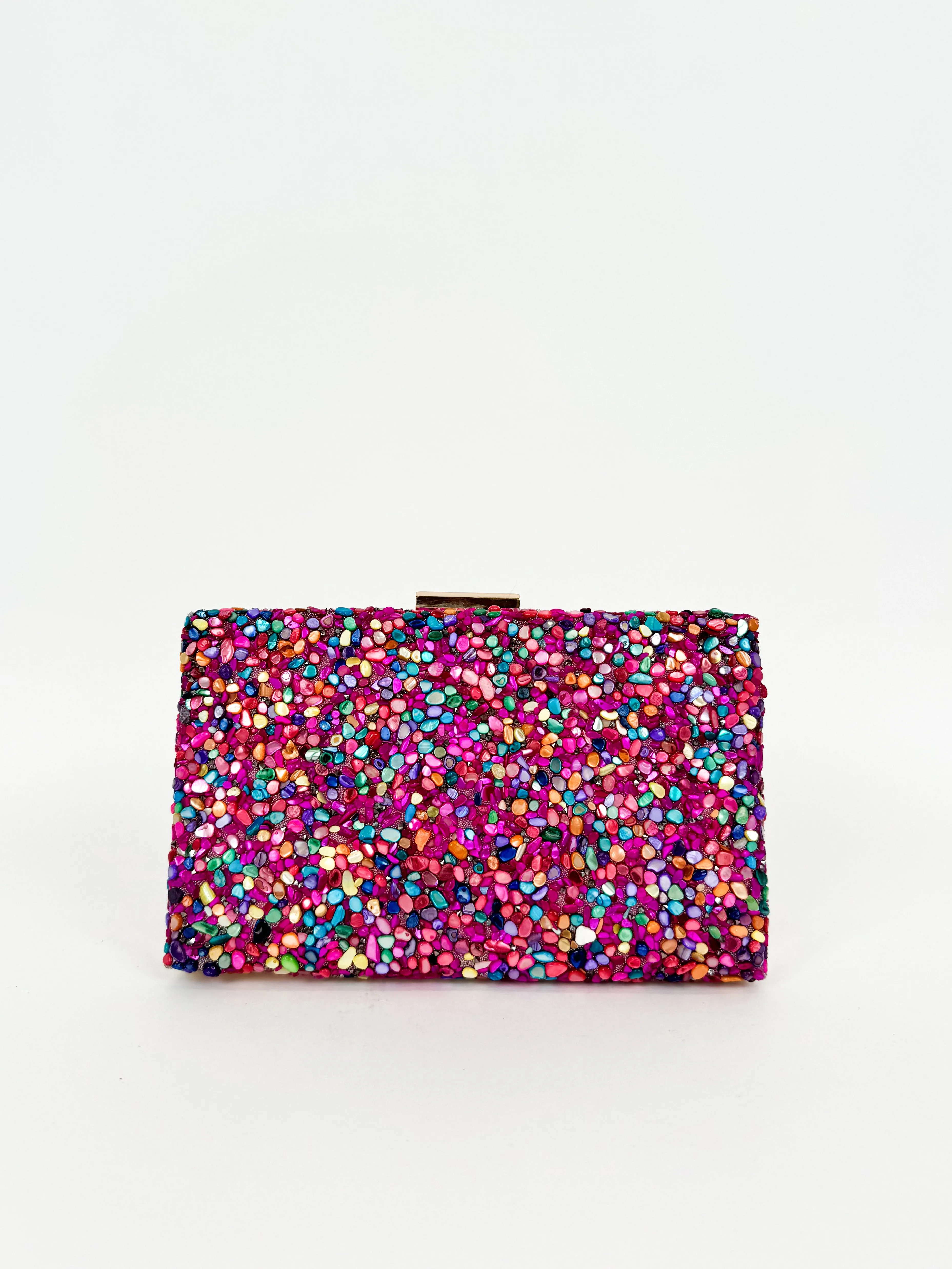 Clutch horizontal piedra fucsia sold by Sorellas product image thumbnail 2