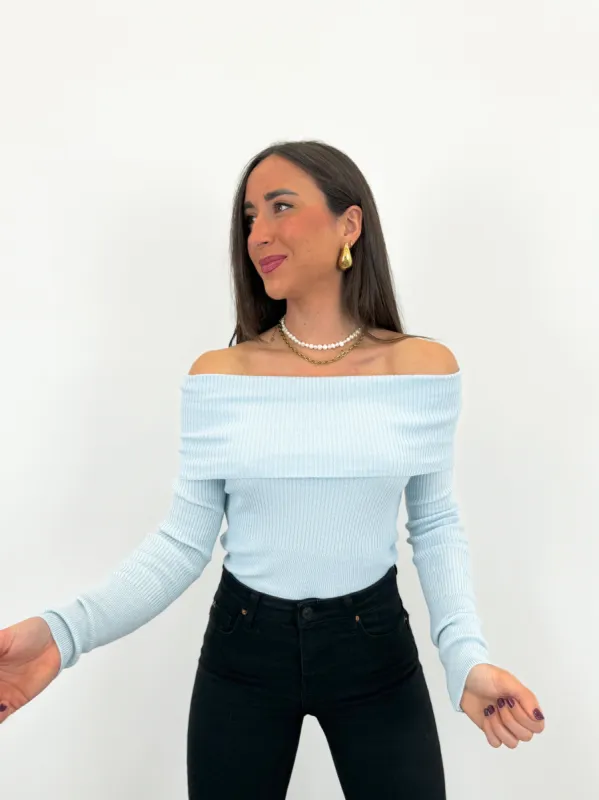 Jersey barco punto cielo sold by Sorellas