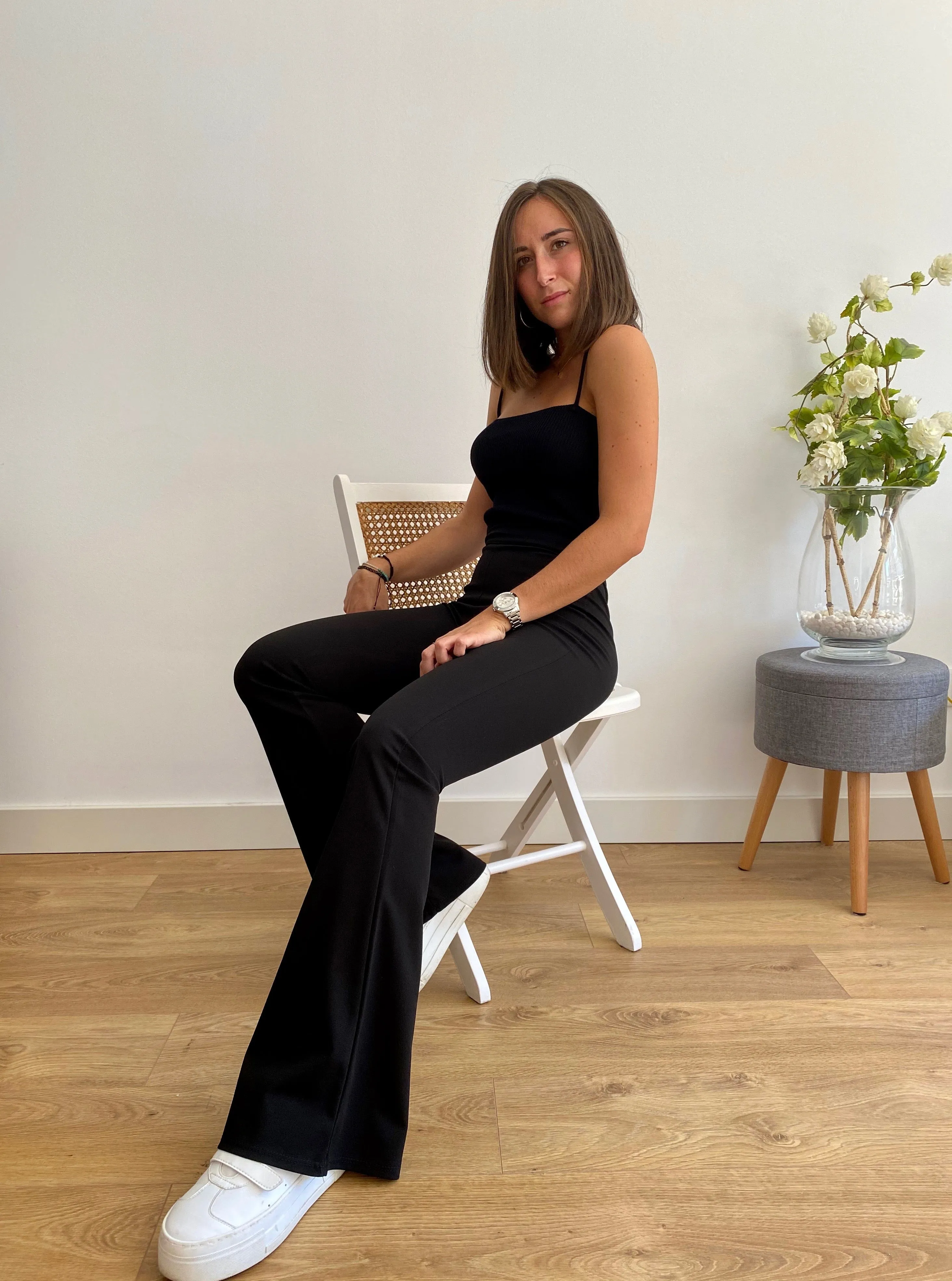 Pantalón campana negro sold by Sorellas product image thumbnail 5