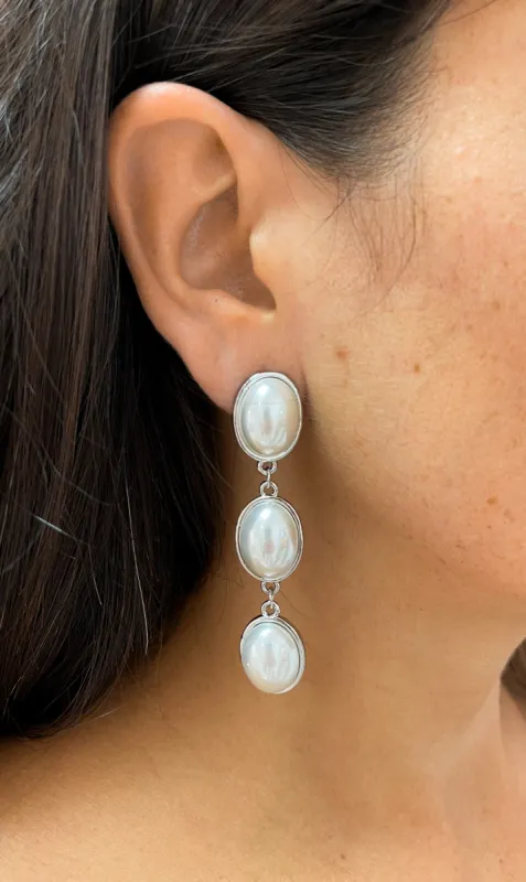 Pendientes perlas plata sold by Sorellas