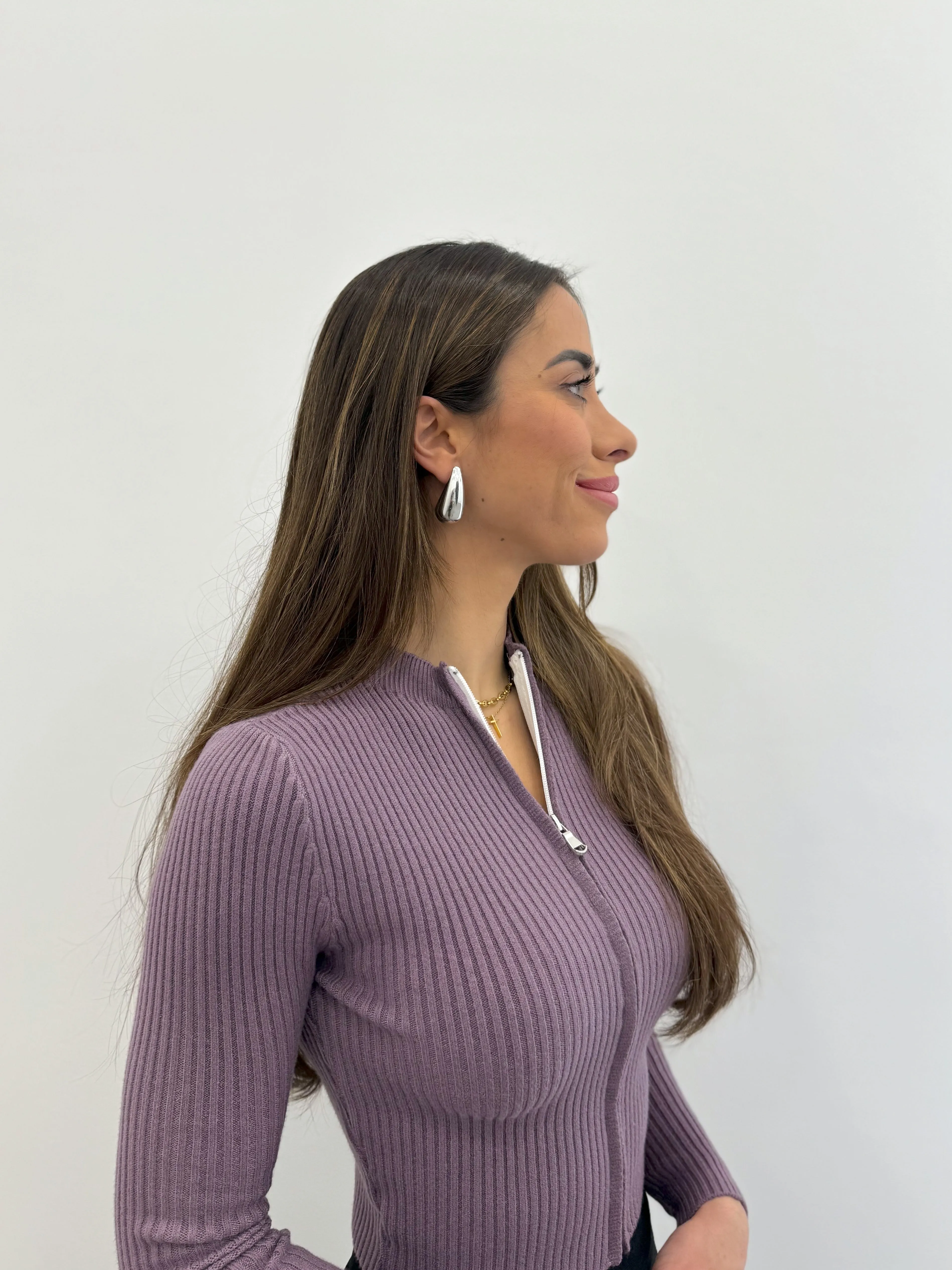 Pendientes gota plateada grande sold by Sorellas product image thumbnail 5