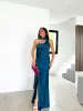 Vestido asim choker espalda petróleo sold by Sorellas