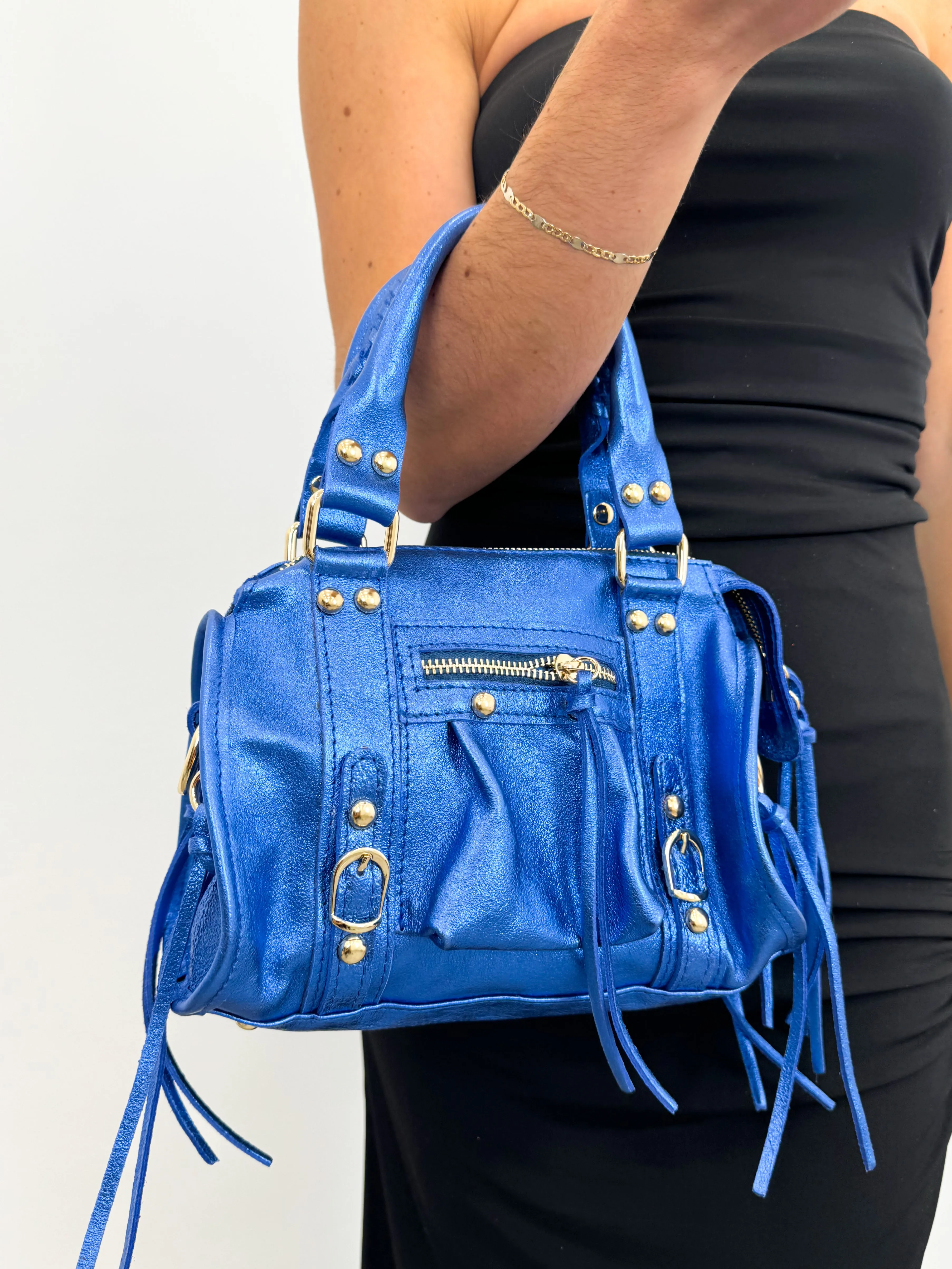 Bolso hebillas piel brillos klein sold by Sorellas product image thumbnail 4