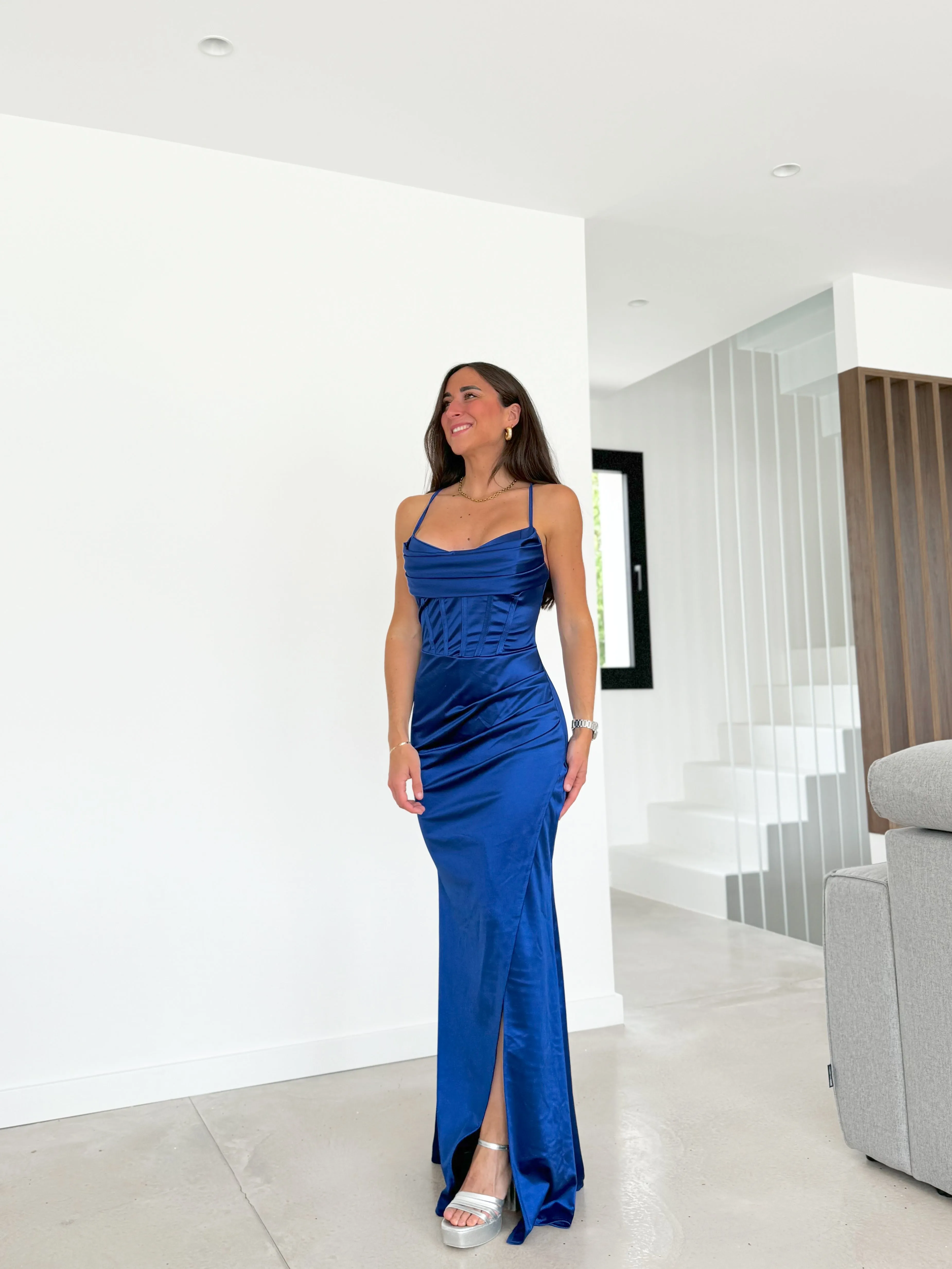 Vestido entrelazado corse satin klein sold by Sorellas product image thumbnail 3