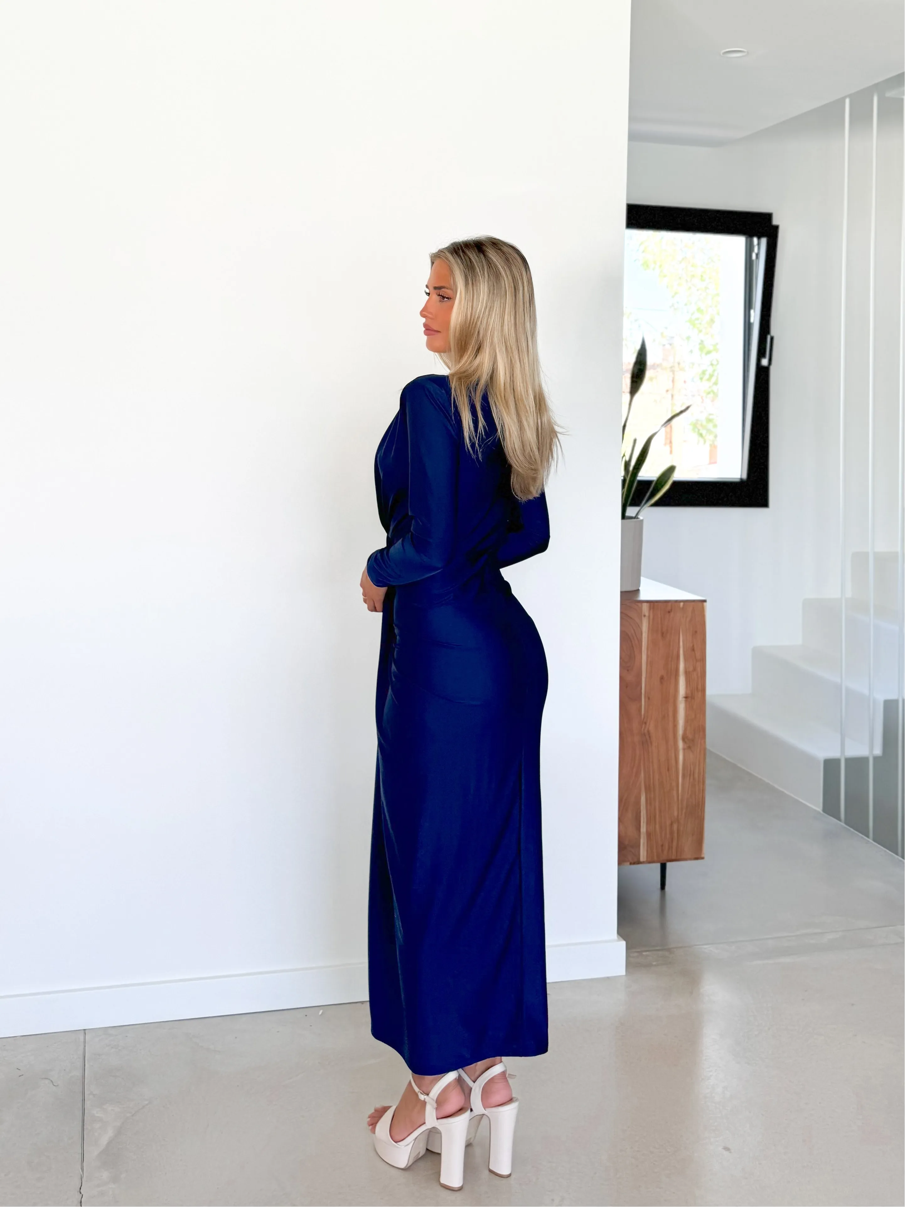 Vestido manga nudo marino sold by Sorellas product image thumbnail 4