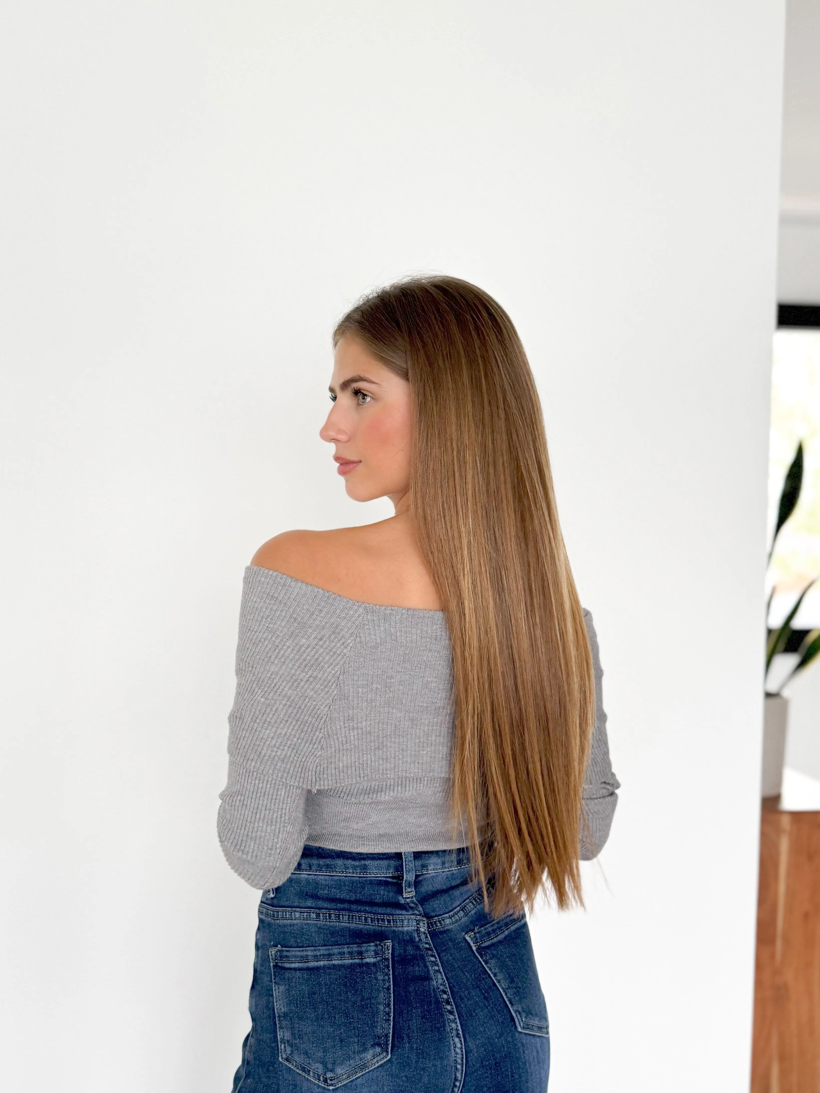 Jersey barco canalé gris sold by Sorellas product image thumbnail 2