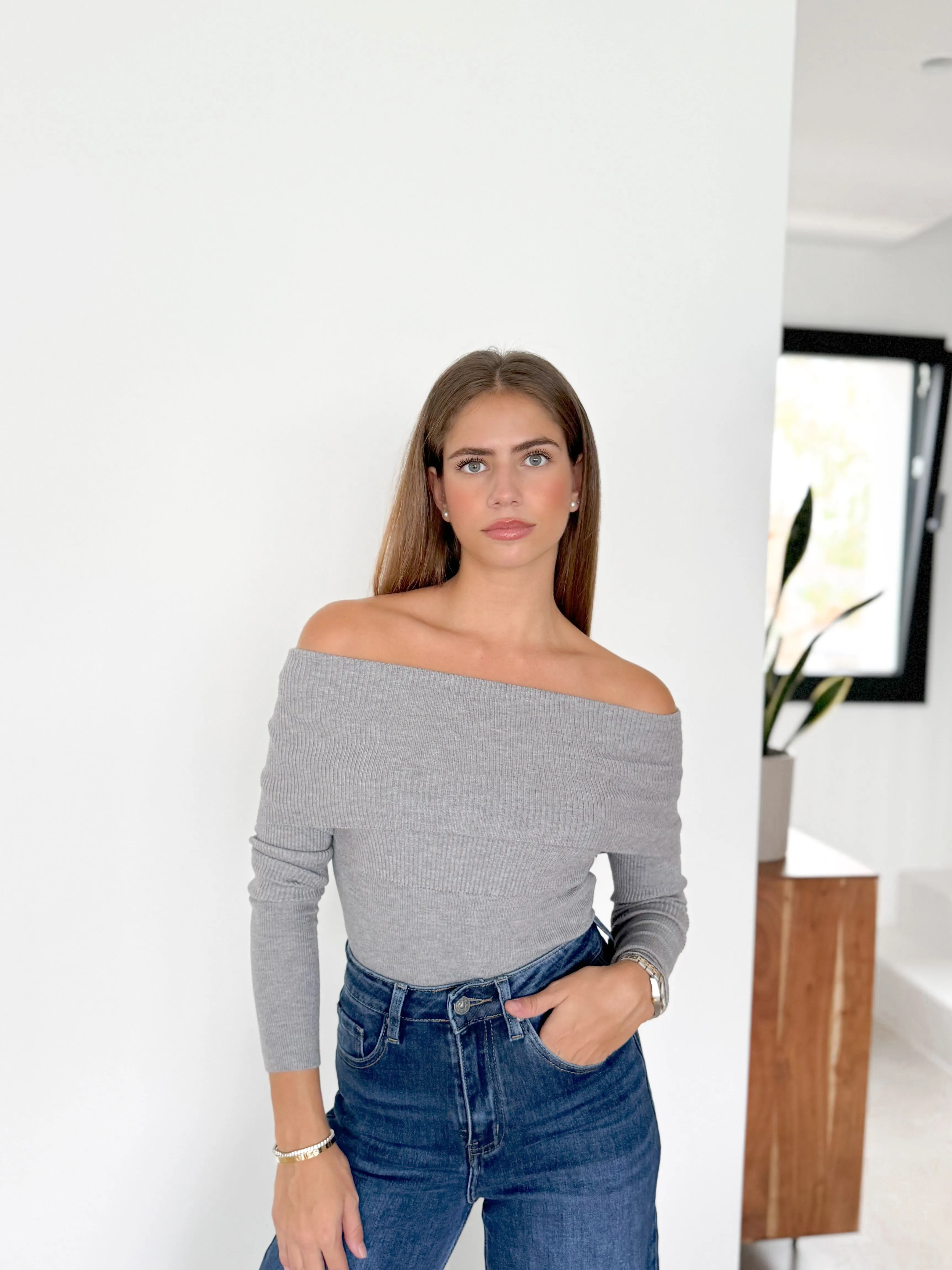 Jersey barco canalé gris sold by Sorellas product image thumbnail 3