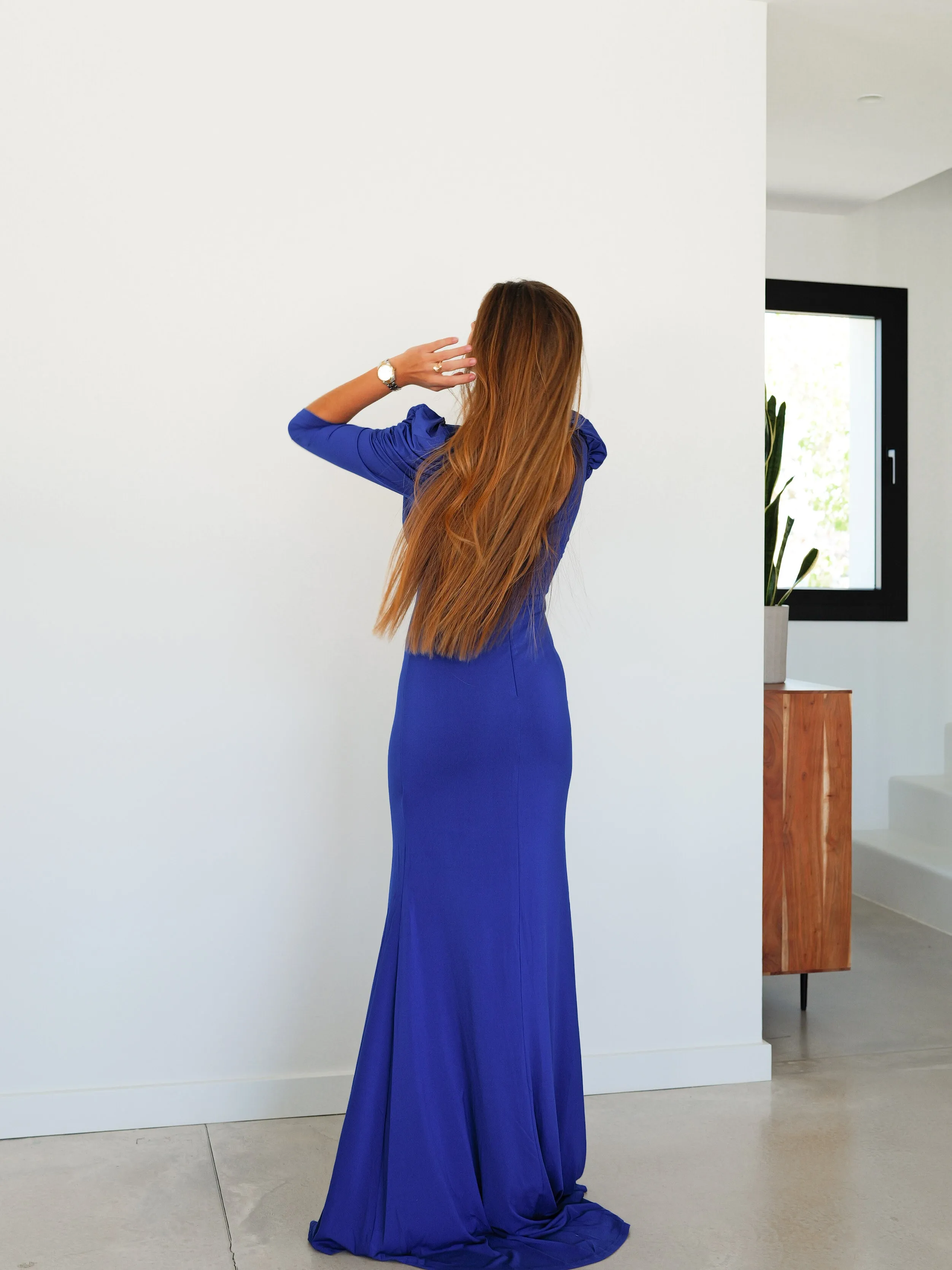 Vestido pico manga abullonada klein sold by Sorellas product image thumbnail 2