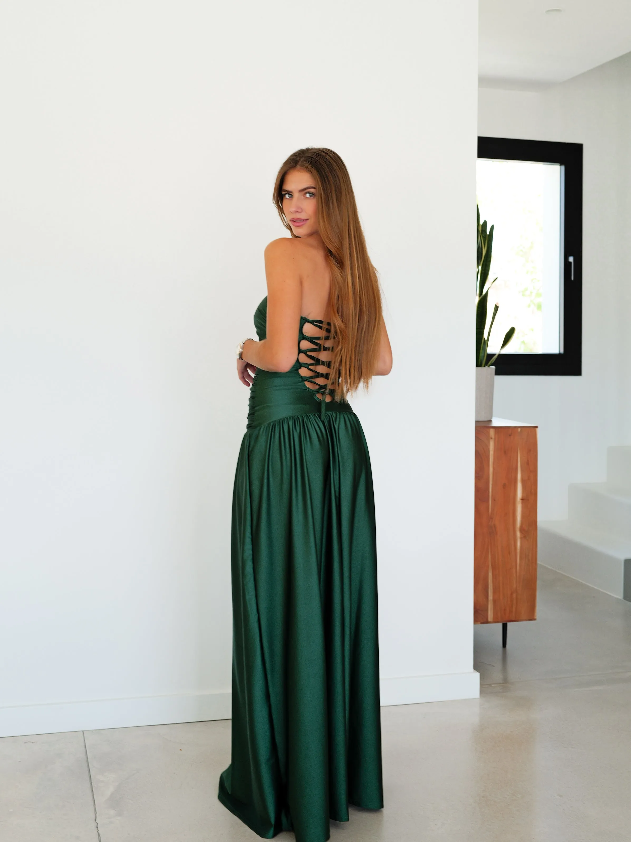 Vestido palabra satin entrelazado botella sold by Sorellas product image thumbnail 5