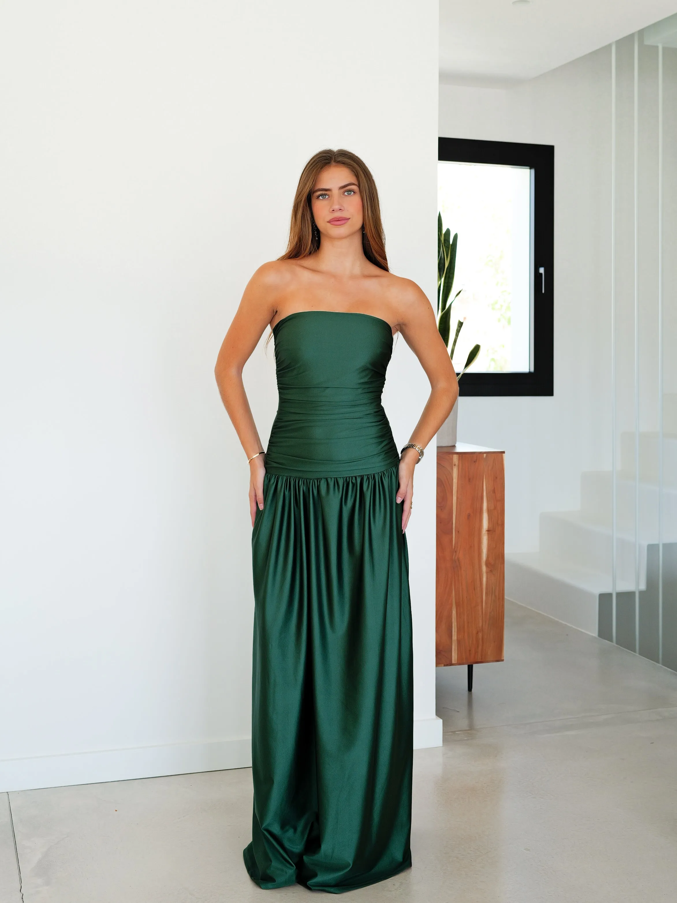 Vestido palabra satin entrelazado botella sold by Sorellas product image thumbnail 2