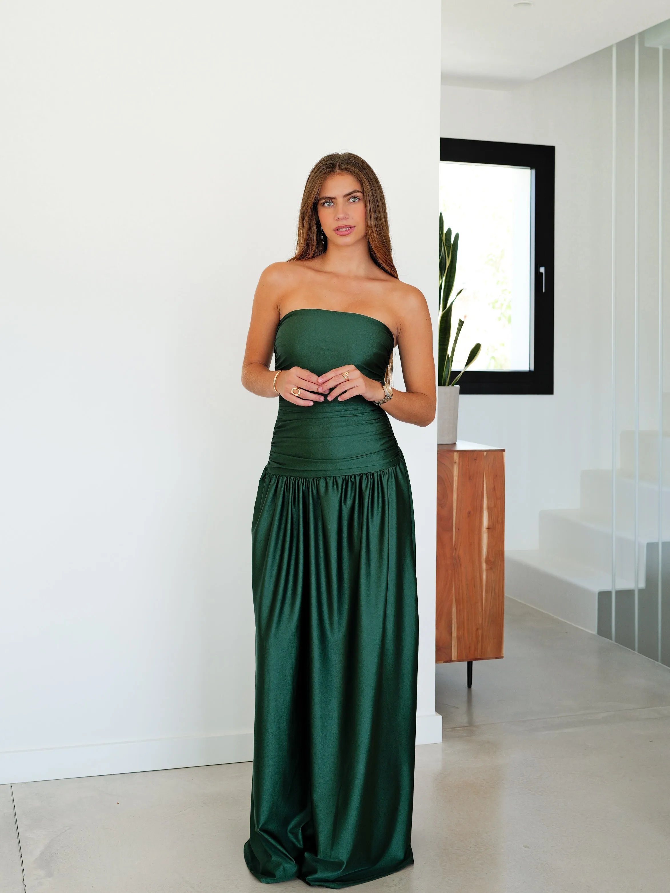 Vestido palabra satin entrelazado botella sold by Sorellas product image thumbnail 3