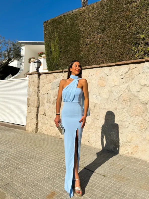 Vestido multi tulle azul cielo sold by Sorellas