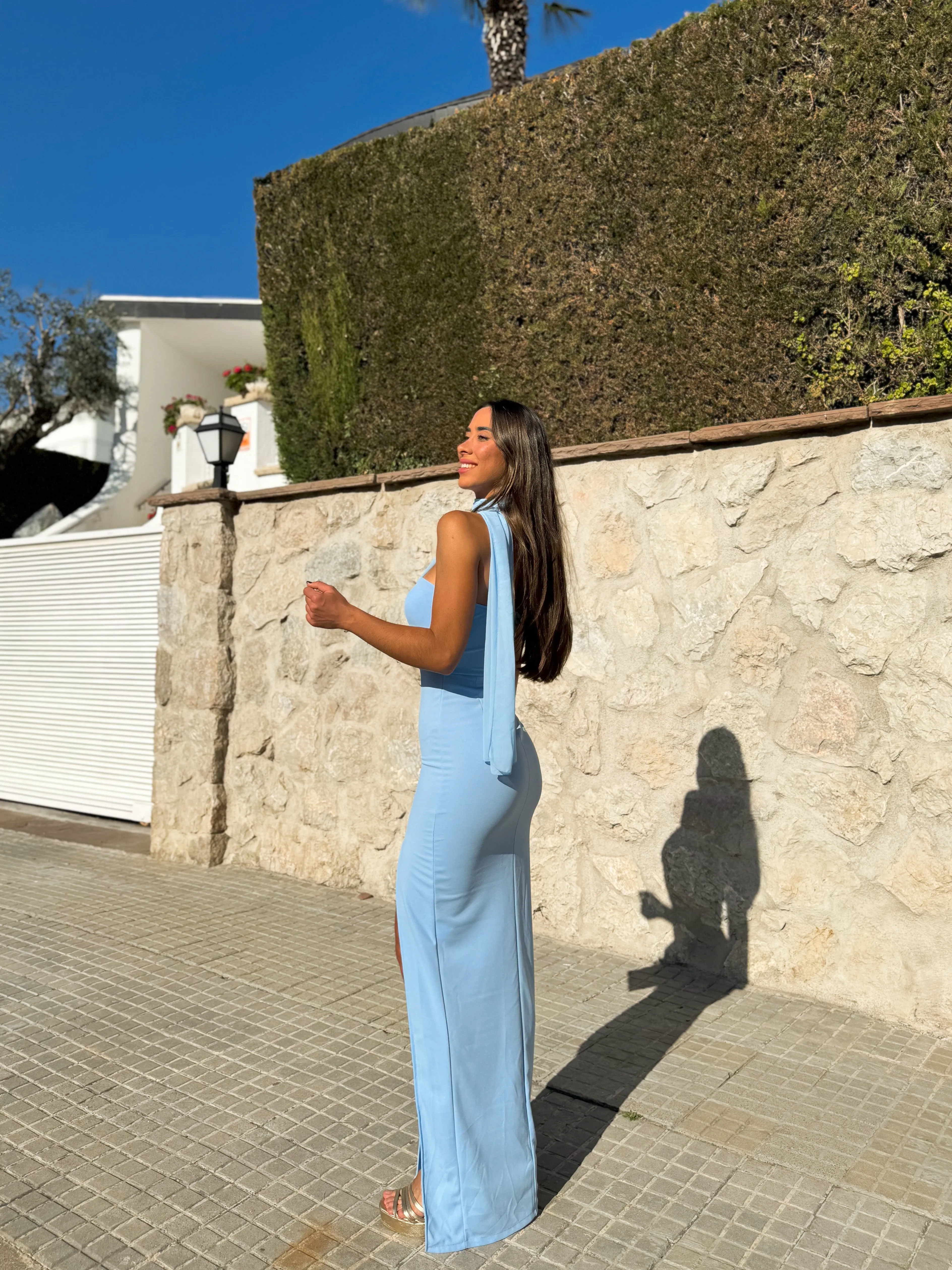 Vestido multi tulle azul cielo sold by Sorellas product image thumbnail 2