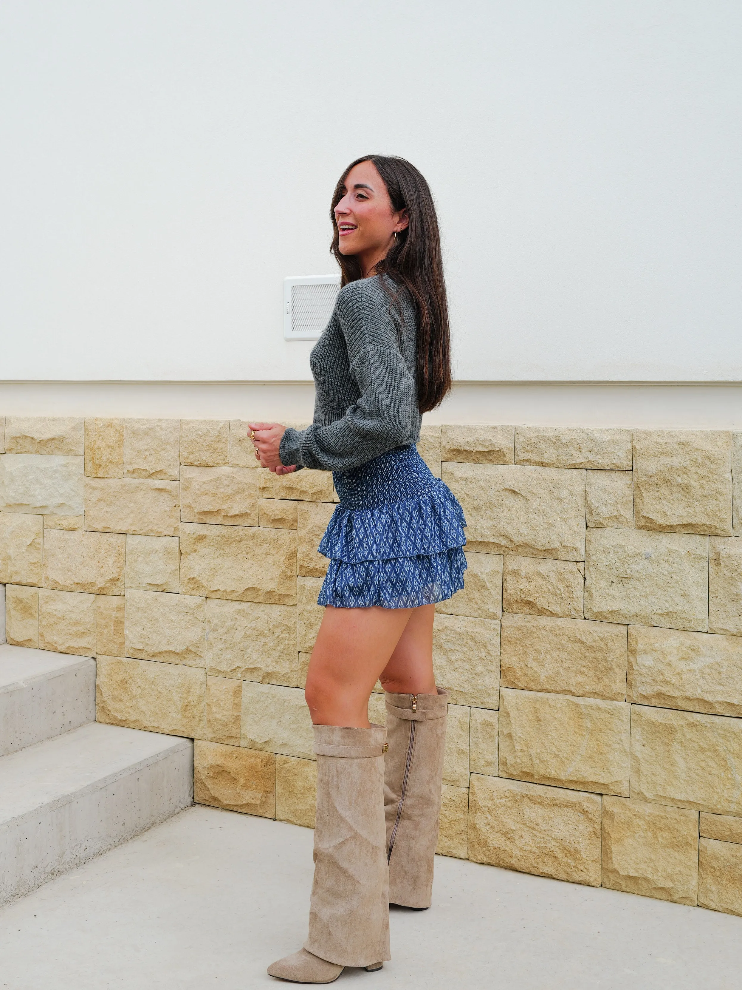 Jersey punto botones gris sold by Sorellas product image thumbnail 3