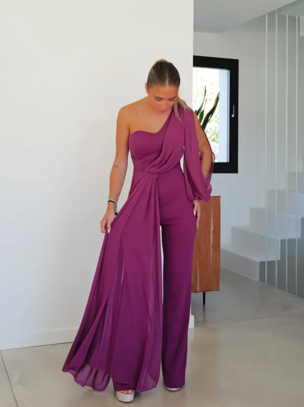 Mono manga tulle amarena sold by Sorellas