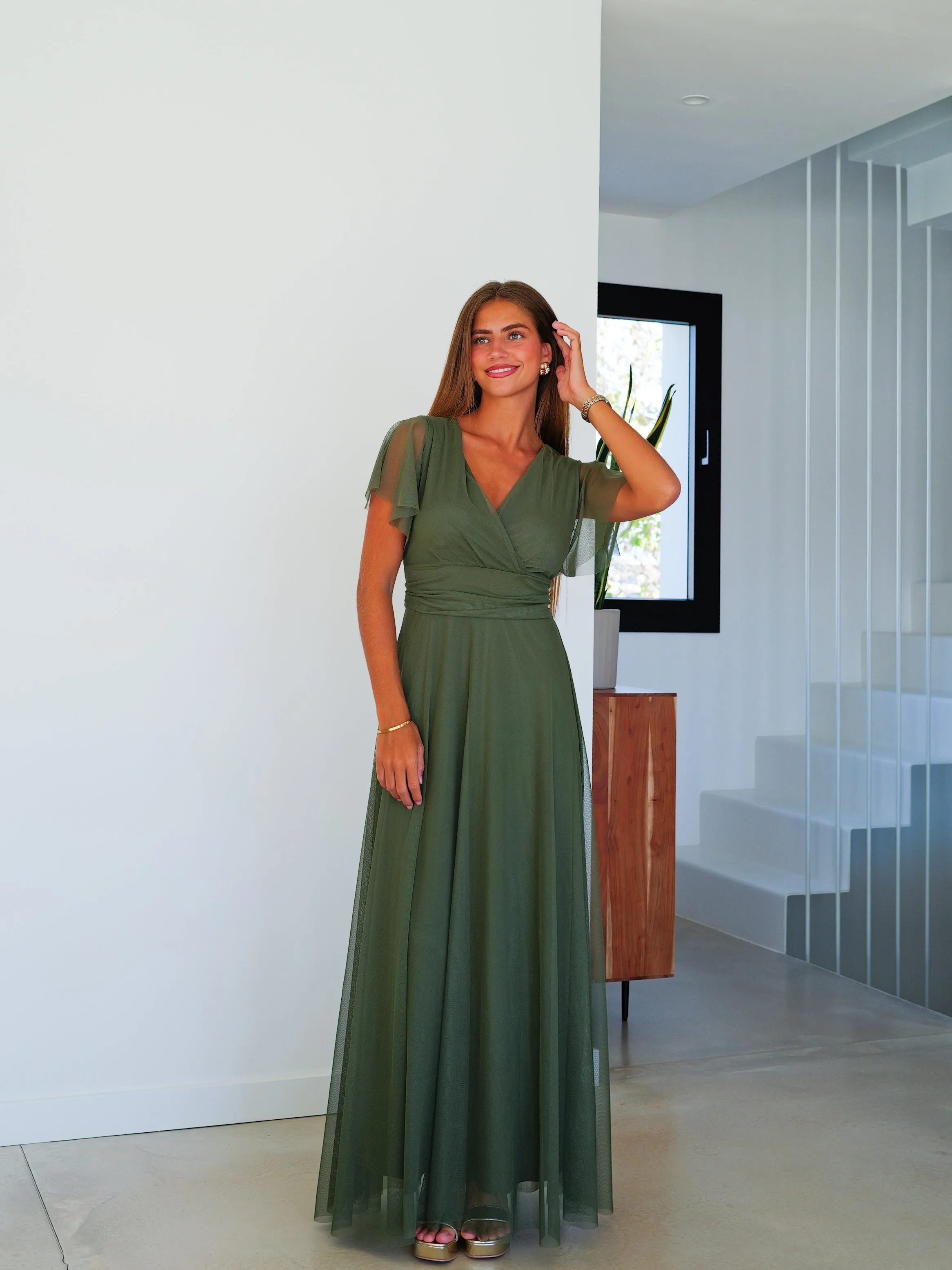 Vestido tulle manga oliva sold by Sorellas product image thumbnail 4