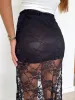 Falda encaje negro sold by Sorellas