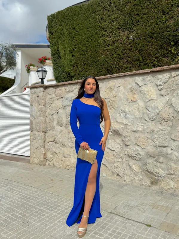 Vestido asim manga choker klein sold by Sorellas