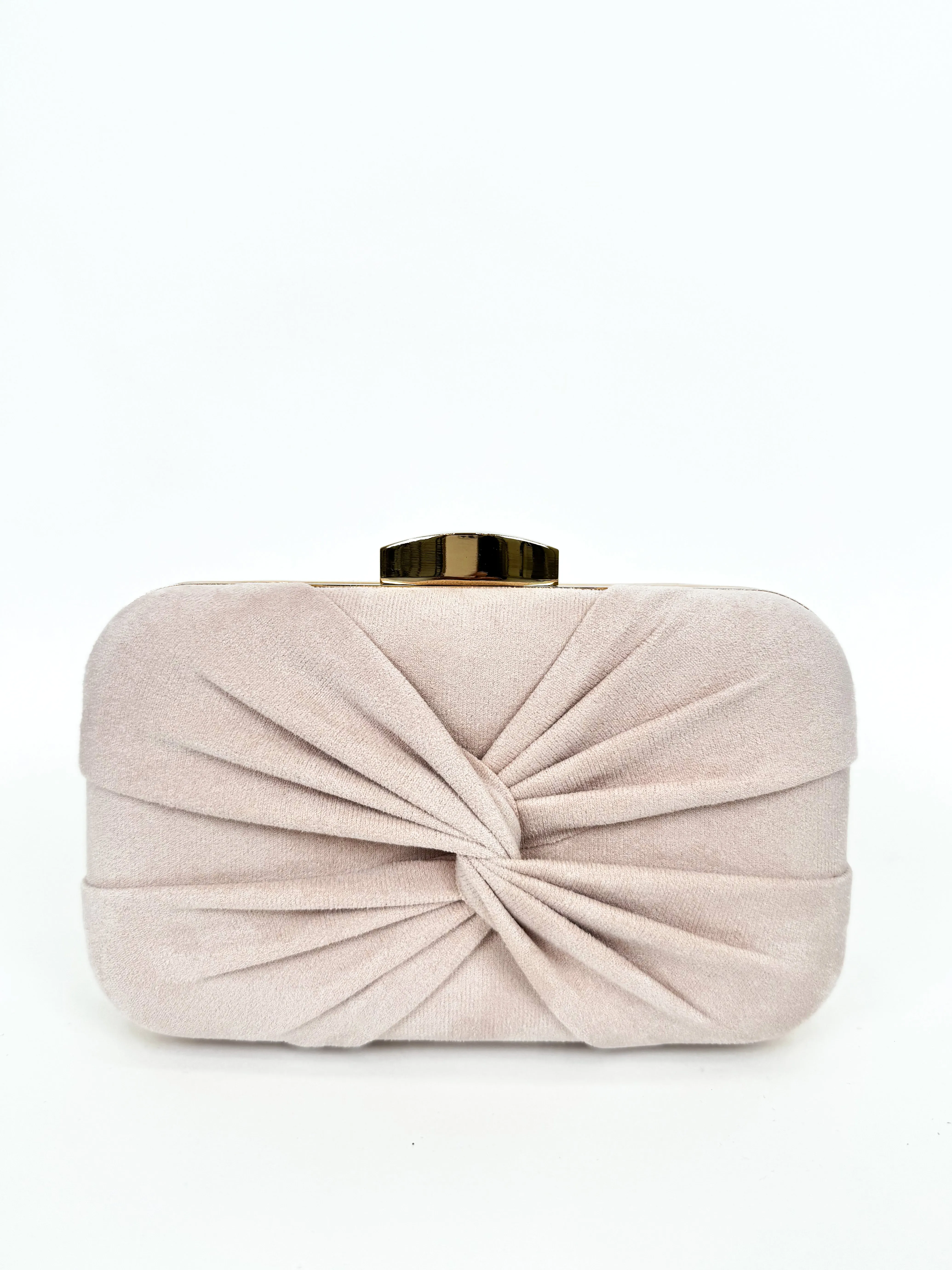 Clutch lazo cruzado rosa sold by Sorellas